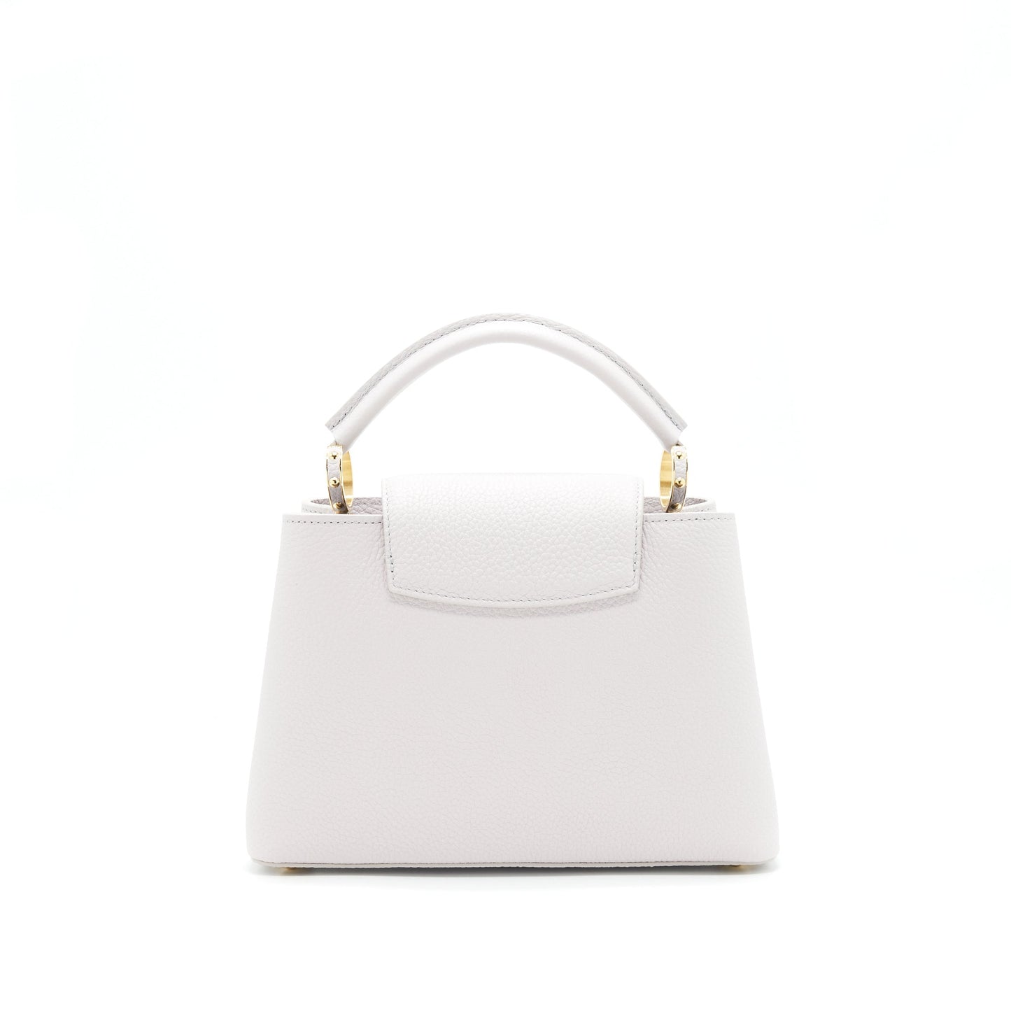 Louis Vuitton Capucines BB Brume Grey Gold Harware with Abalone-Shell