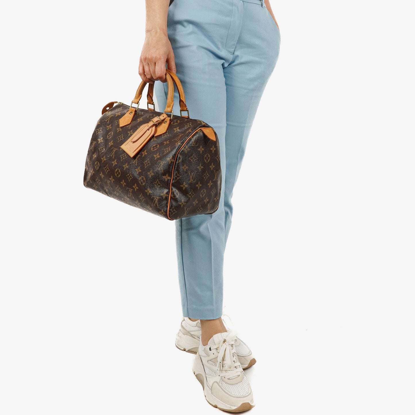 Louis Vuitton  30 Monogram Canvas Handbag