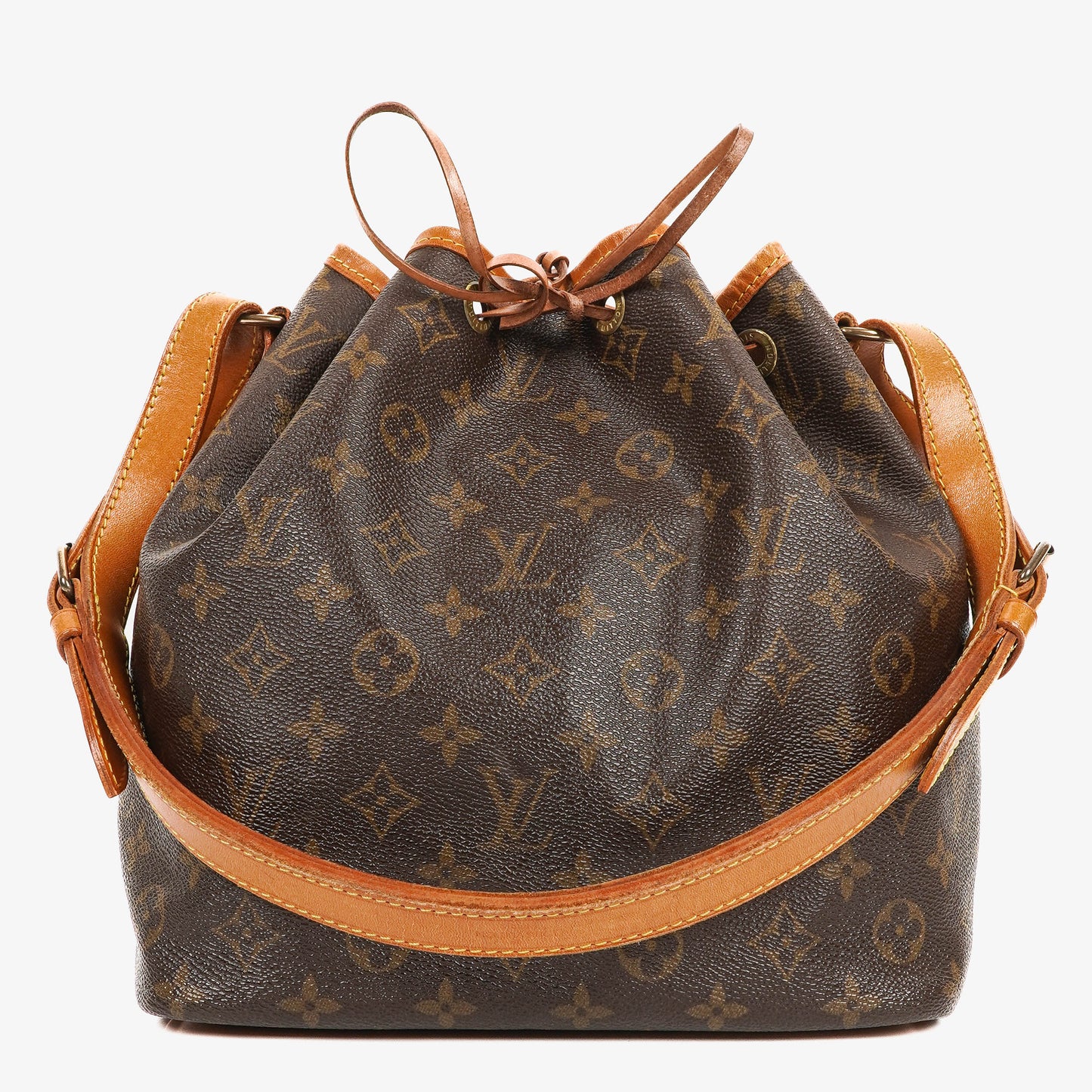 Louis Vuitton Petit Noe Monogram Canvas Shoulder Bag