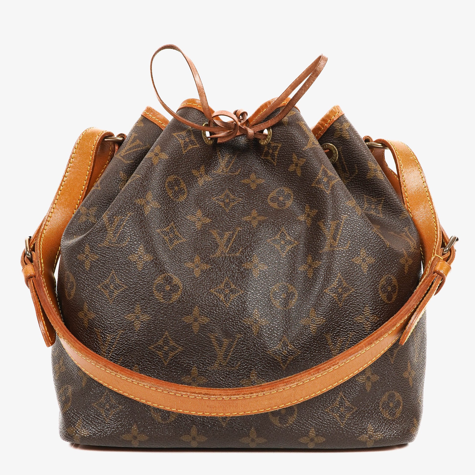 Louis Vuitton Petit Noe Monogram Canvas Shoulder Bag