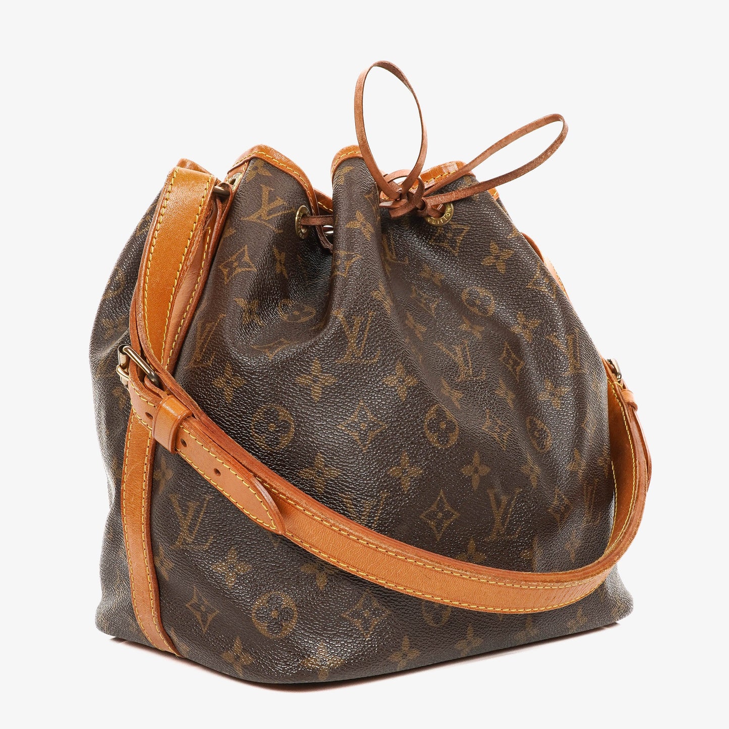 Louis Vuitton Petit Noe Monogram Canvas Shoulder Bag