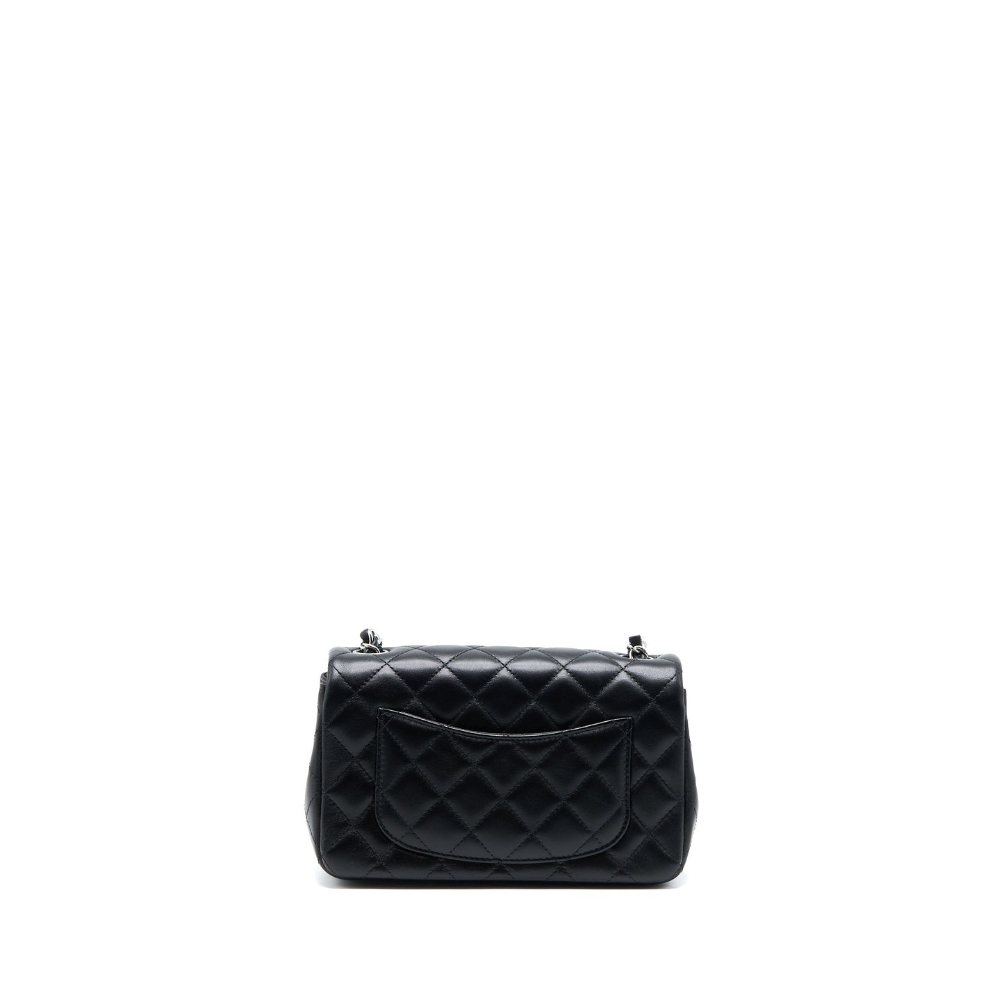 Chanel Mini Rectangular Lambskin Black (Microchip)