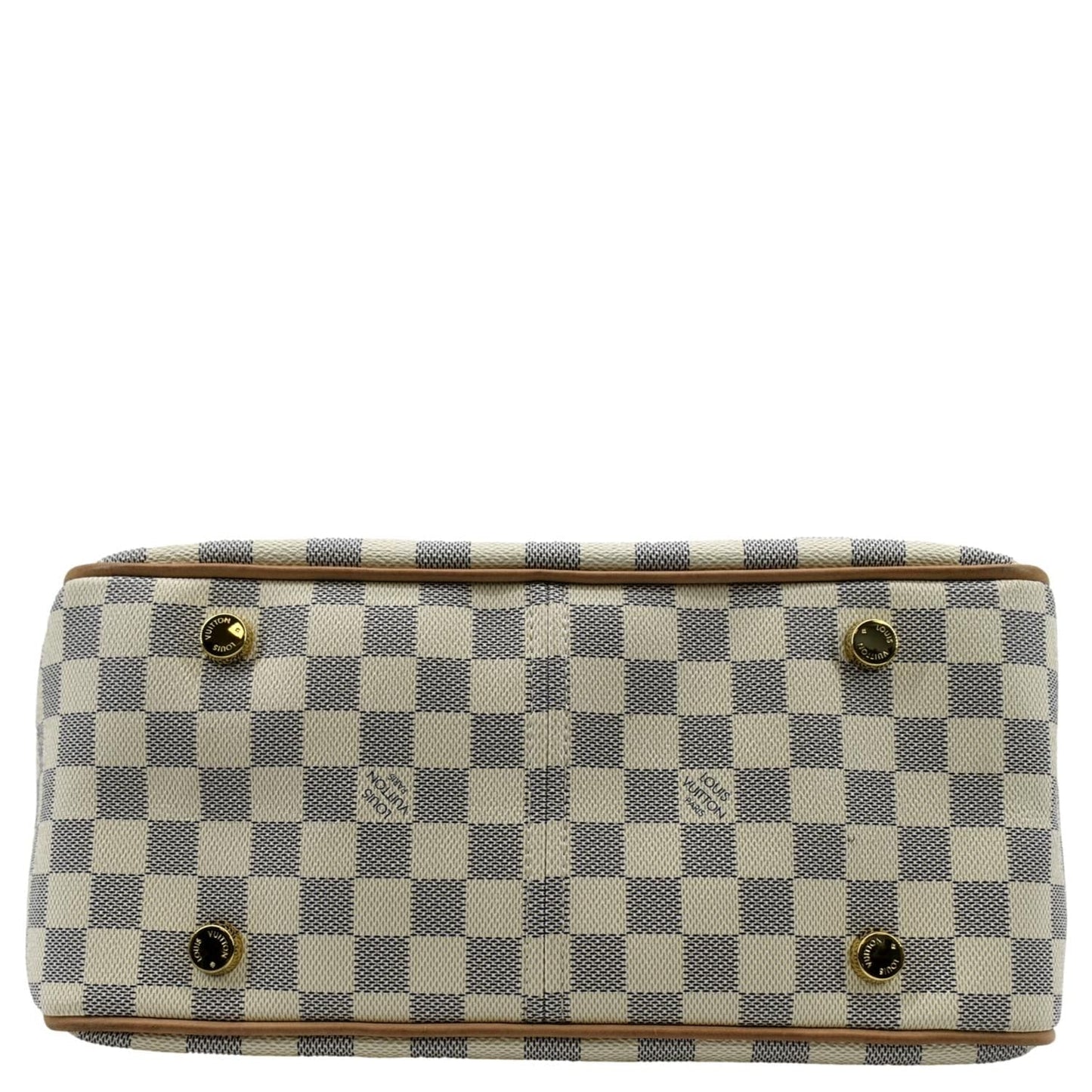 LOUIS VUITTON Figheri PM Damier Azur Shoulder Bag White