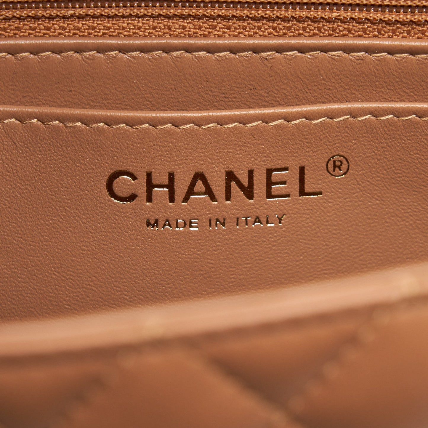 Chanel 22s Mini Rectangular Bag Lambskin Caramel L