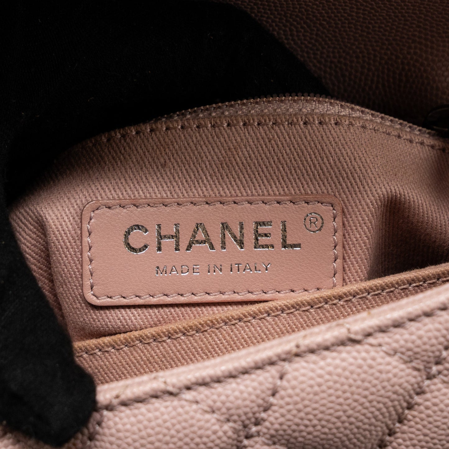 Chanel Small Coco Handle Caviar Light Pink Ruthenium Hardware