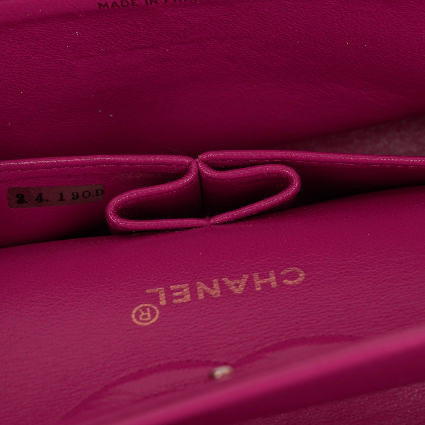 Chanel Classic  Double Flap Bag Fuchsia Pink 24K Gold-Plated Hardware
