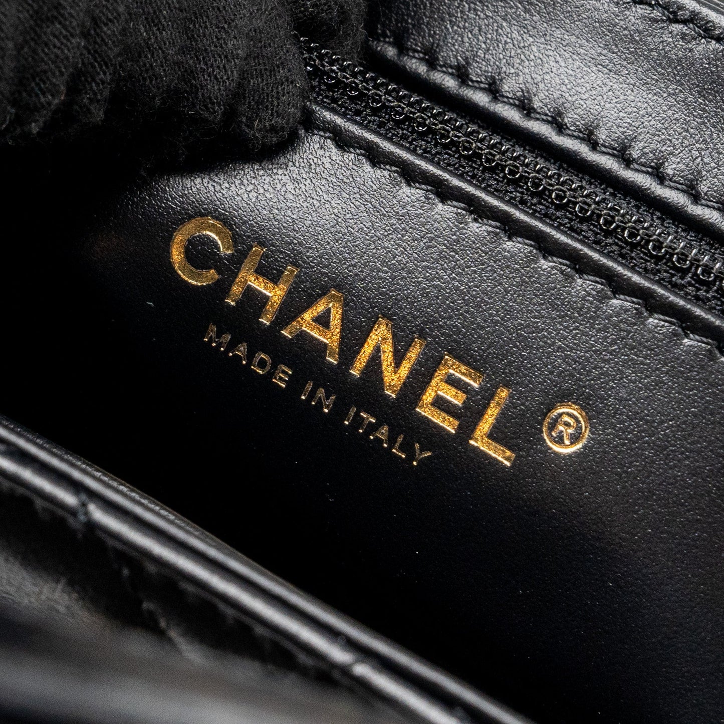 Chanel 24p Mini Shopping Tote Calfskin Black  (Microchip)