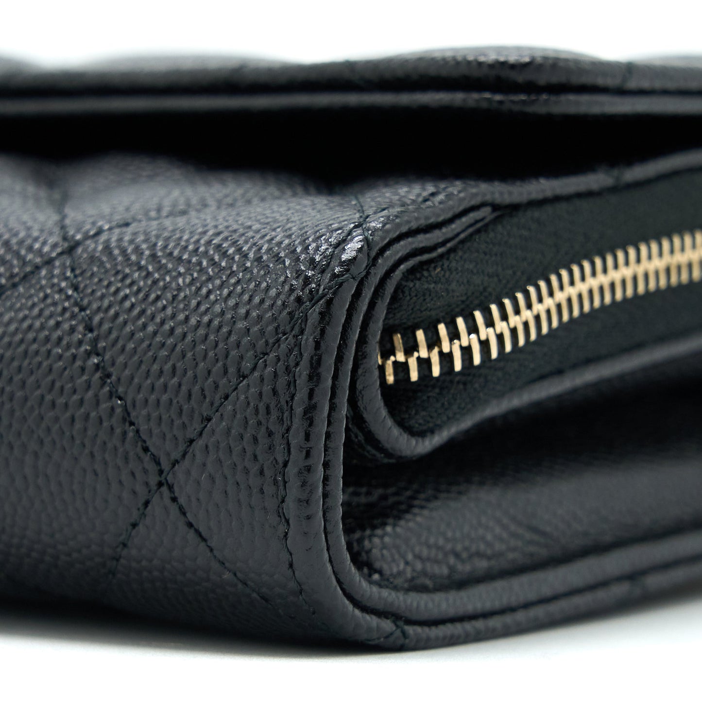 Chanel 3 in 1 Wallet on Chain Caviar Black L