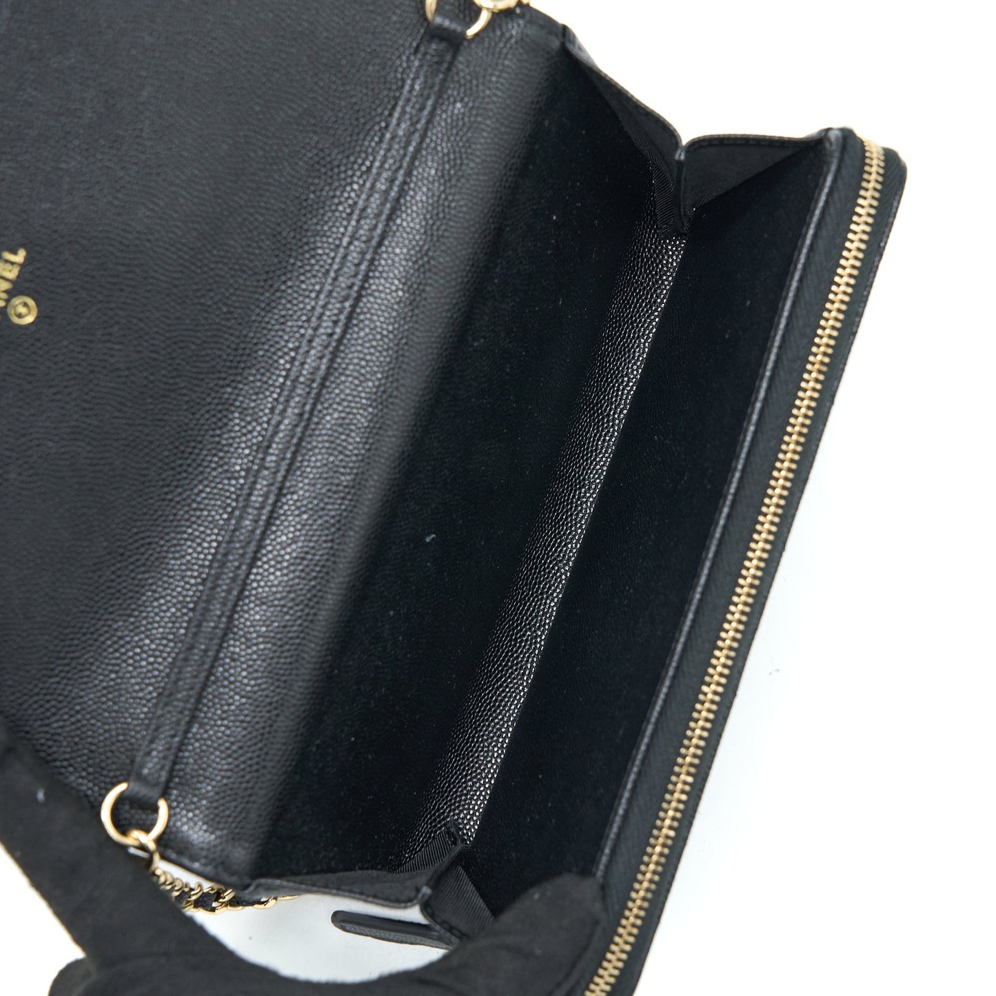 Chanel 3 in 1 Wallet on Chain Caviar Black L