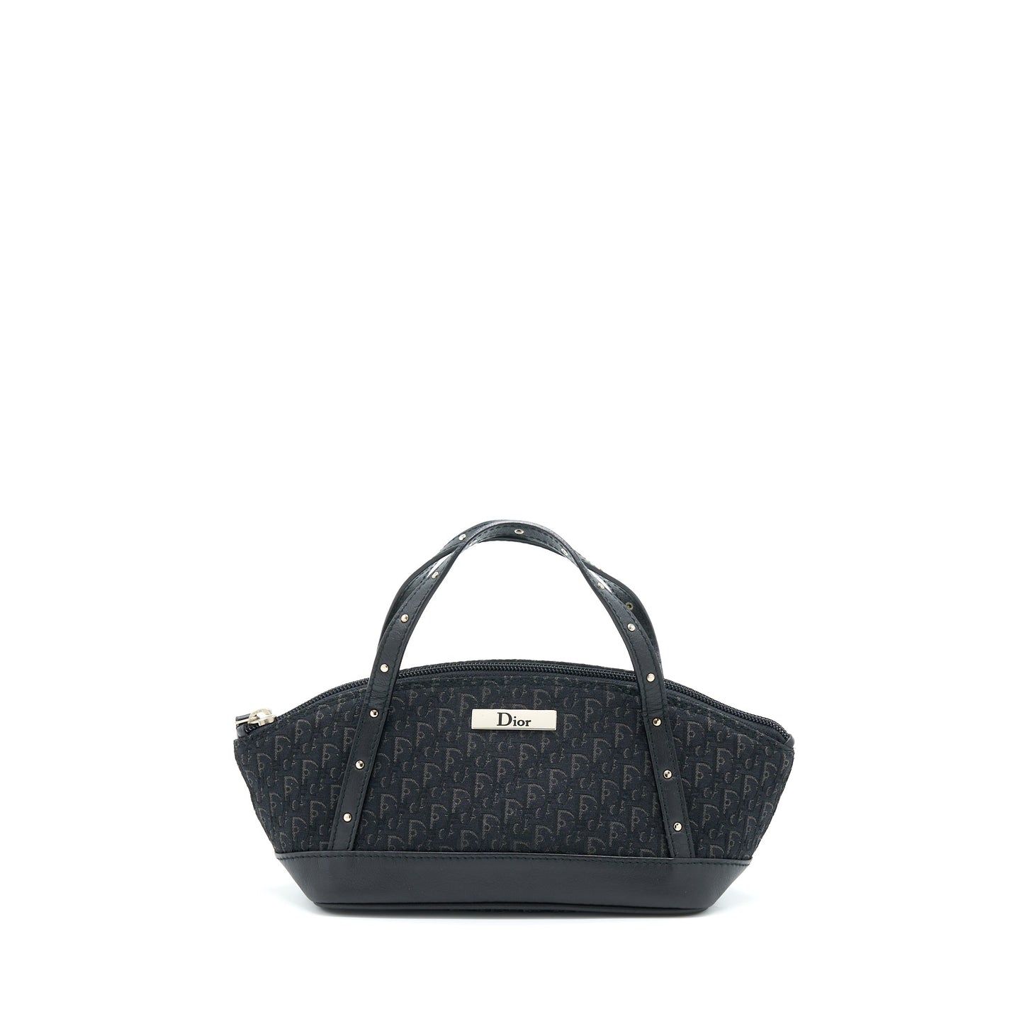 Dior Vintage Mini Purse Oblique Canvas Black