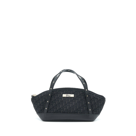 Dior Vintage Mini Purse Oblique Canvas Black