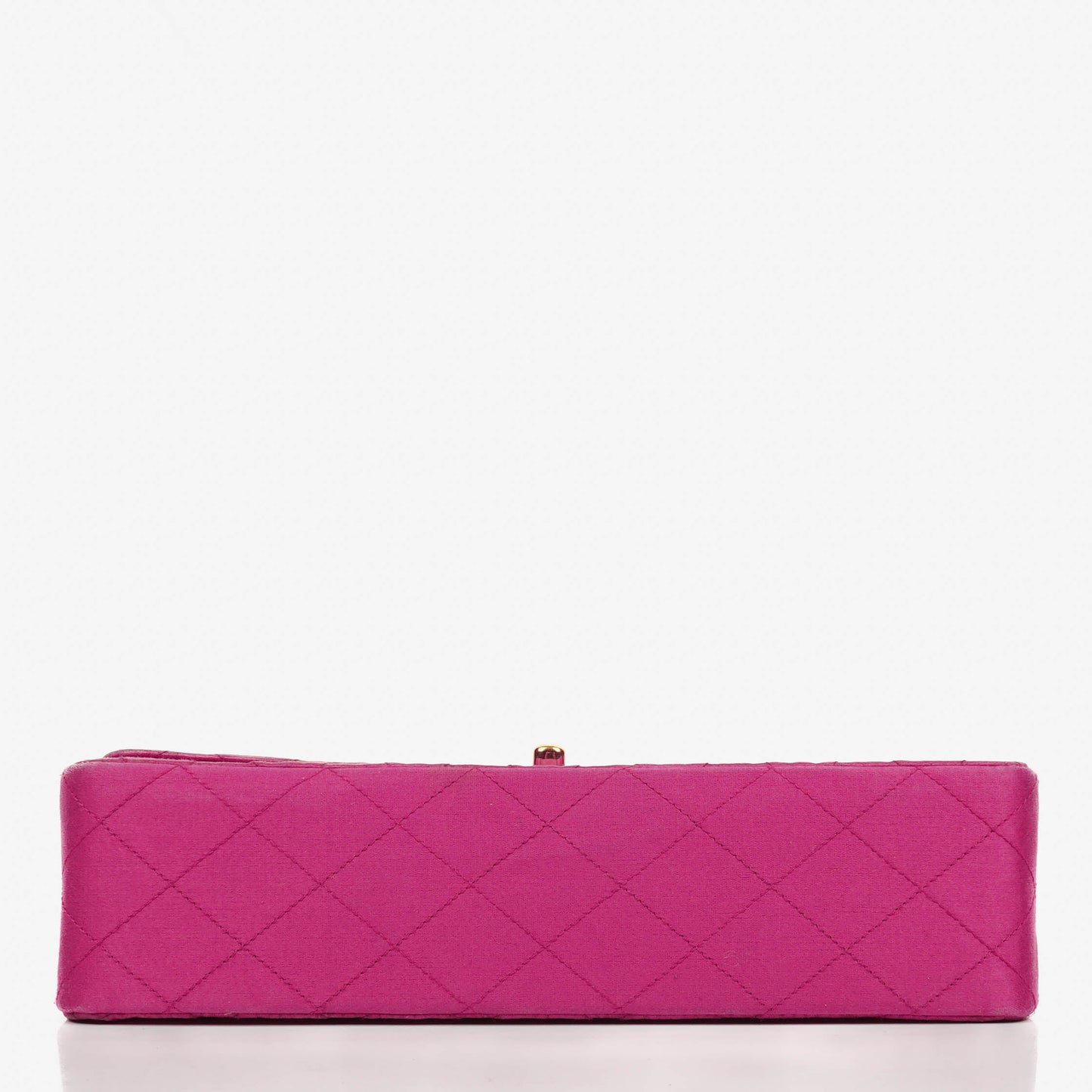 Chanel Classic  Double Flap Bag Fuchsia Pink 24K Gold-Plated Hardware