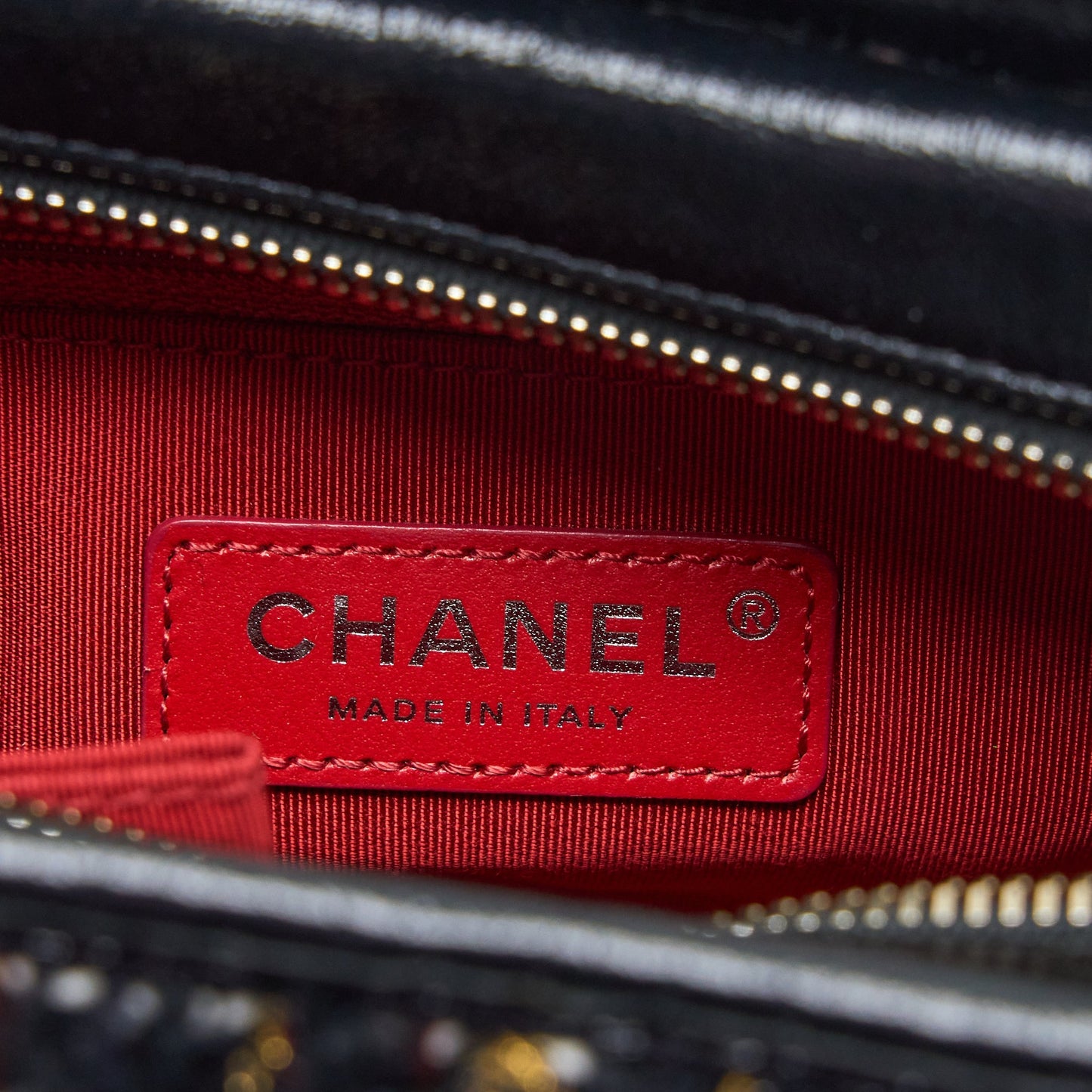 Chanel Small Gabrielle Hobo Bag Tweed/Leather Black Multicolour Hardware
