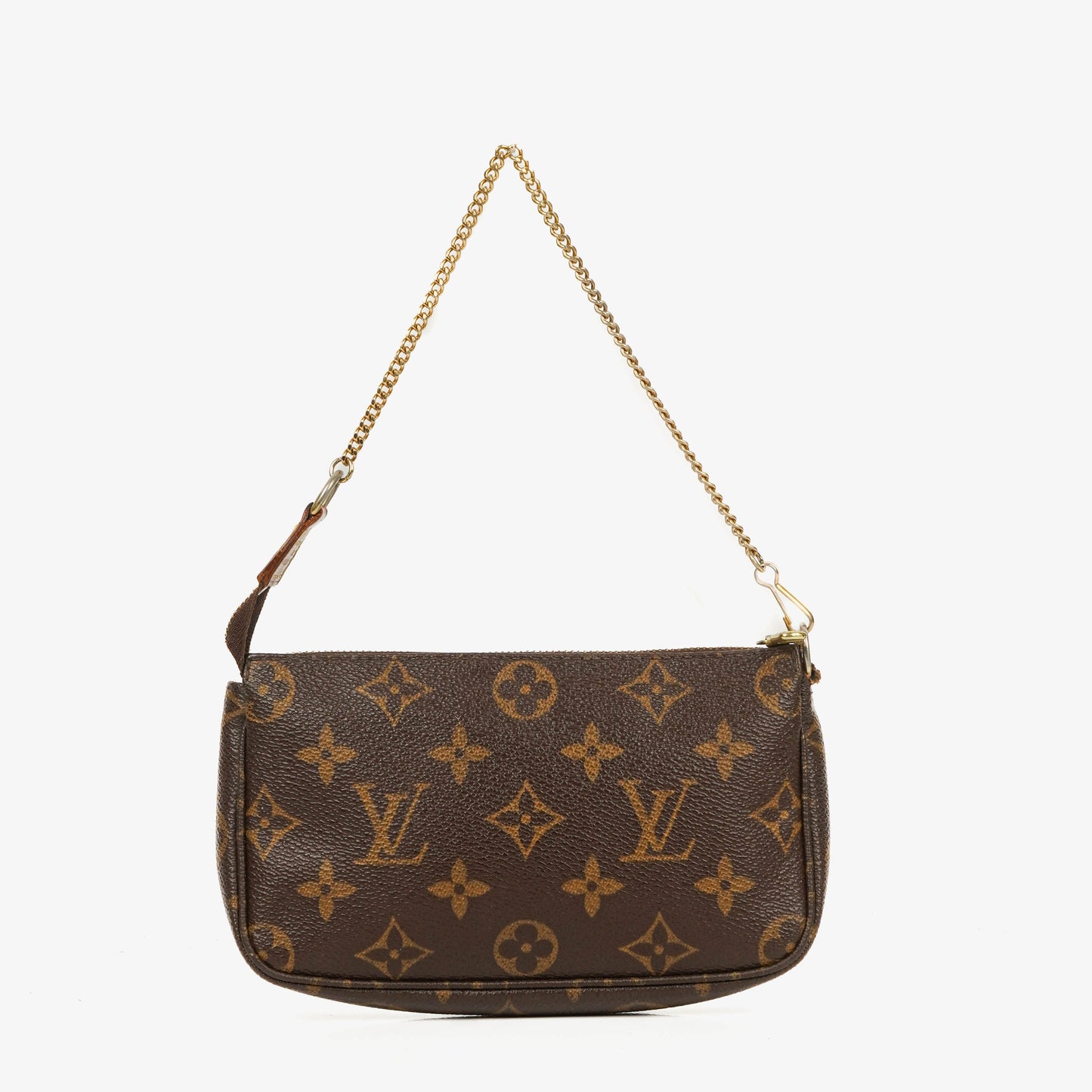 Louis Vuitton Mini Pochette Accessoires Monogram Canvas Clutch Handbag