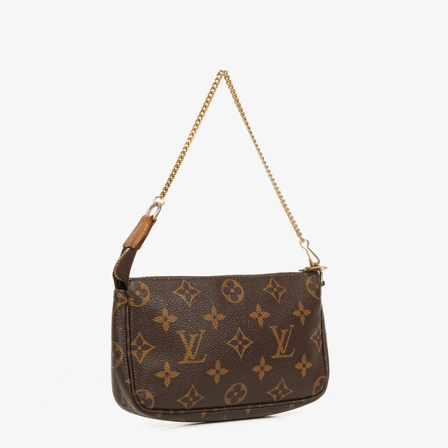 Louis Vuitton Mini Pochette Accessoires Monogram Canvas Clutch Handbag