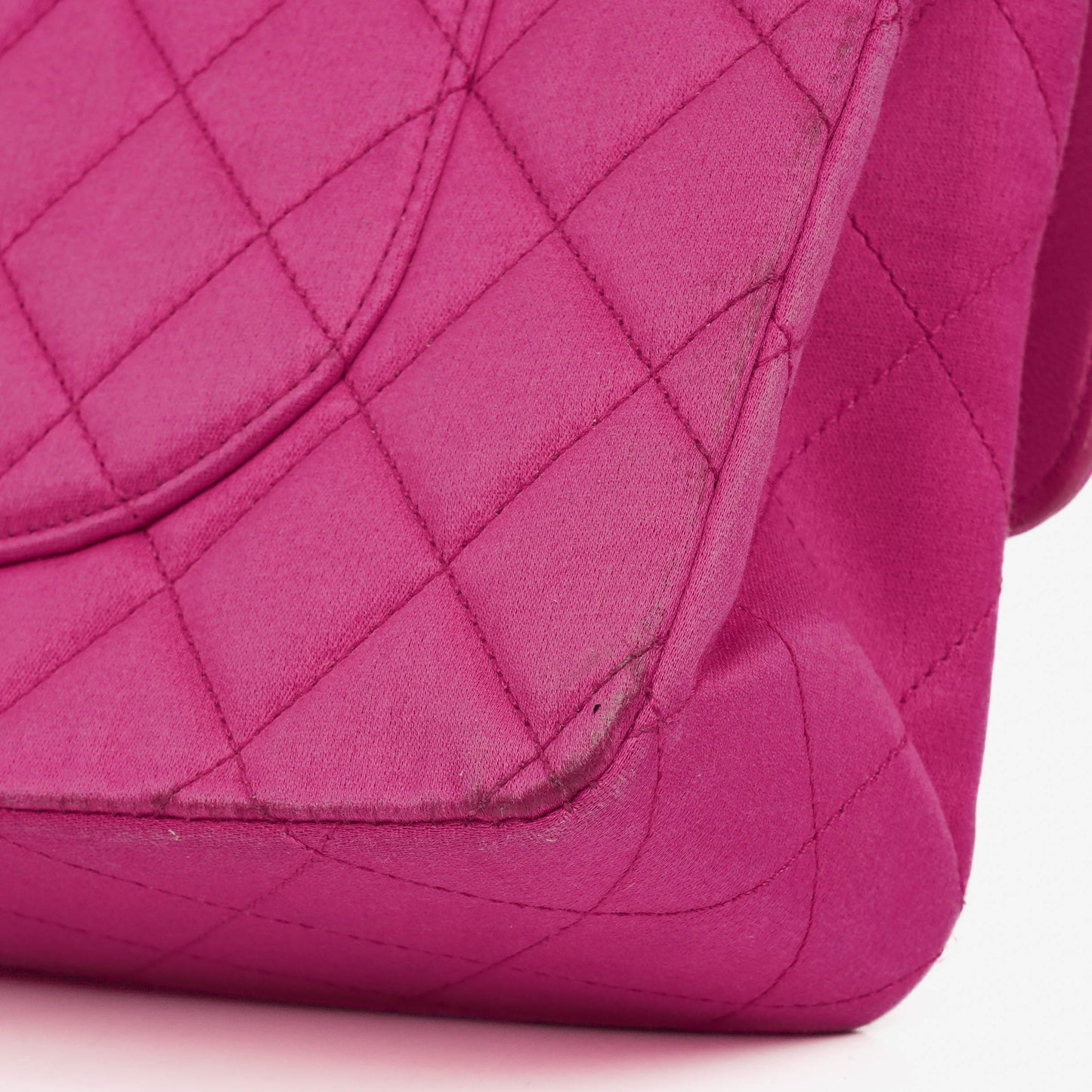 Chanel Classic  Double Flap Bag Fuchsia Pink 24K Gold-Plated Hardware