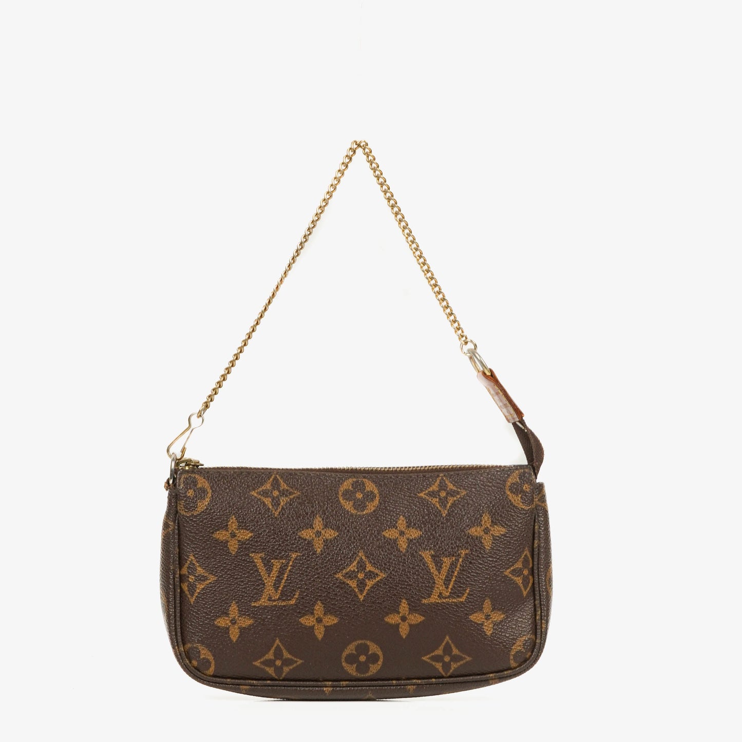 Louis Vuitton Mini Pochette Accessoires Monogram Canvas Clutch Handbag