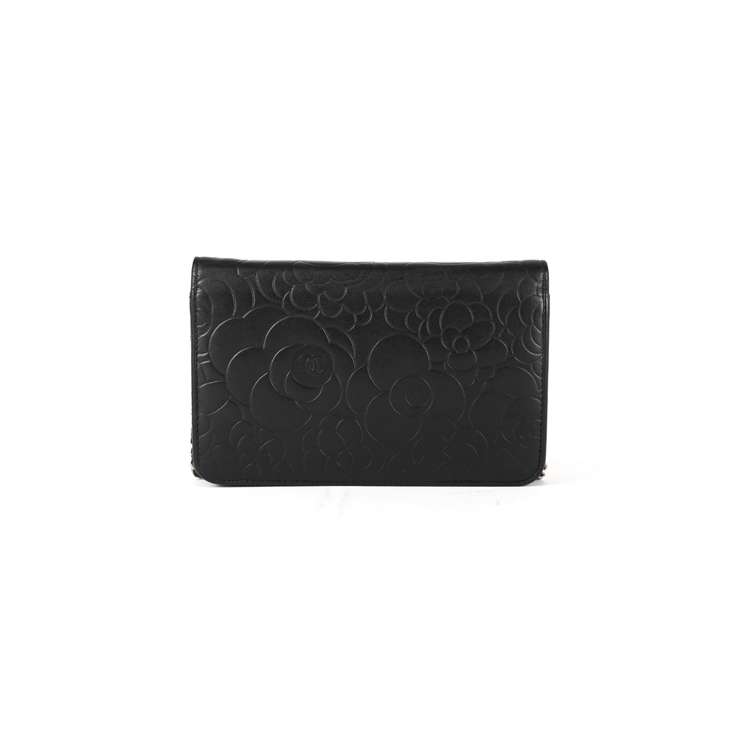Chanel Camelia Wallet on Chain Black