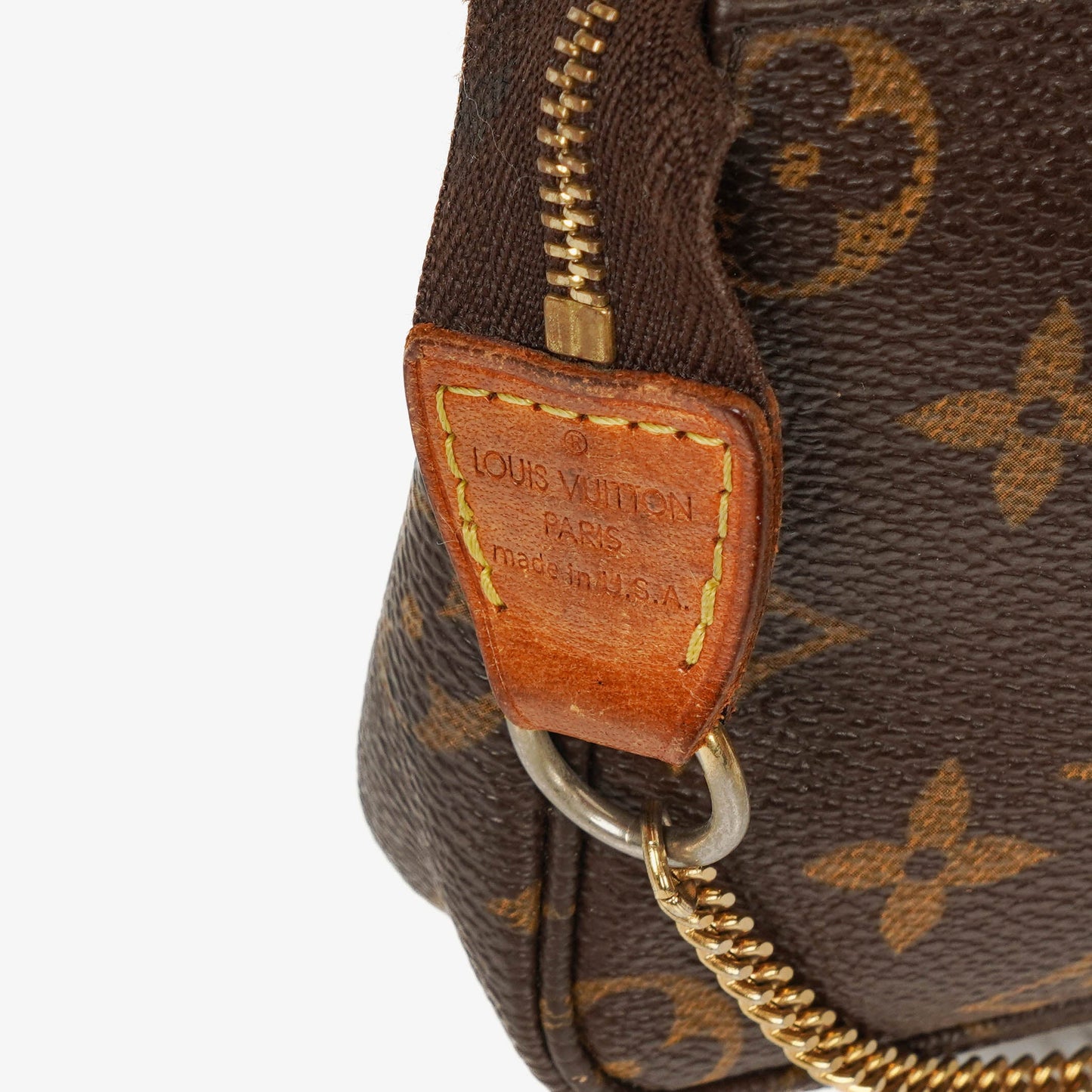 Louis Vuitton Mini Pochette Accessoires Monogram Canvas Clutch Handbag