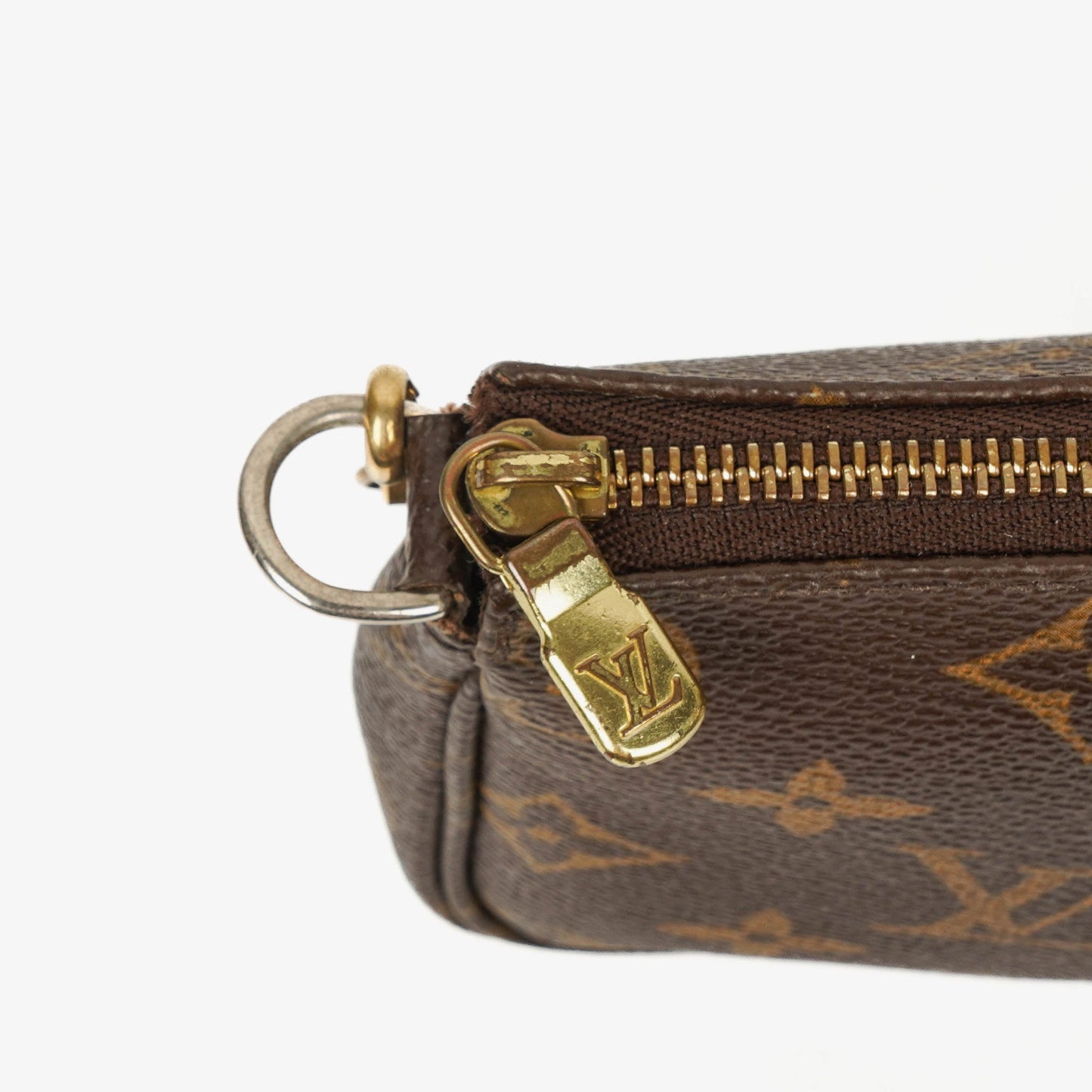 Louis Vuitton Mini Pochette Accessoires Monogram Canvas Clutch Handbag