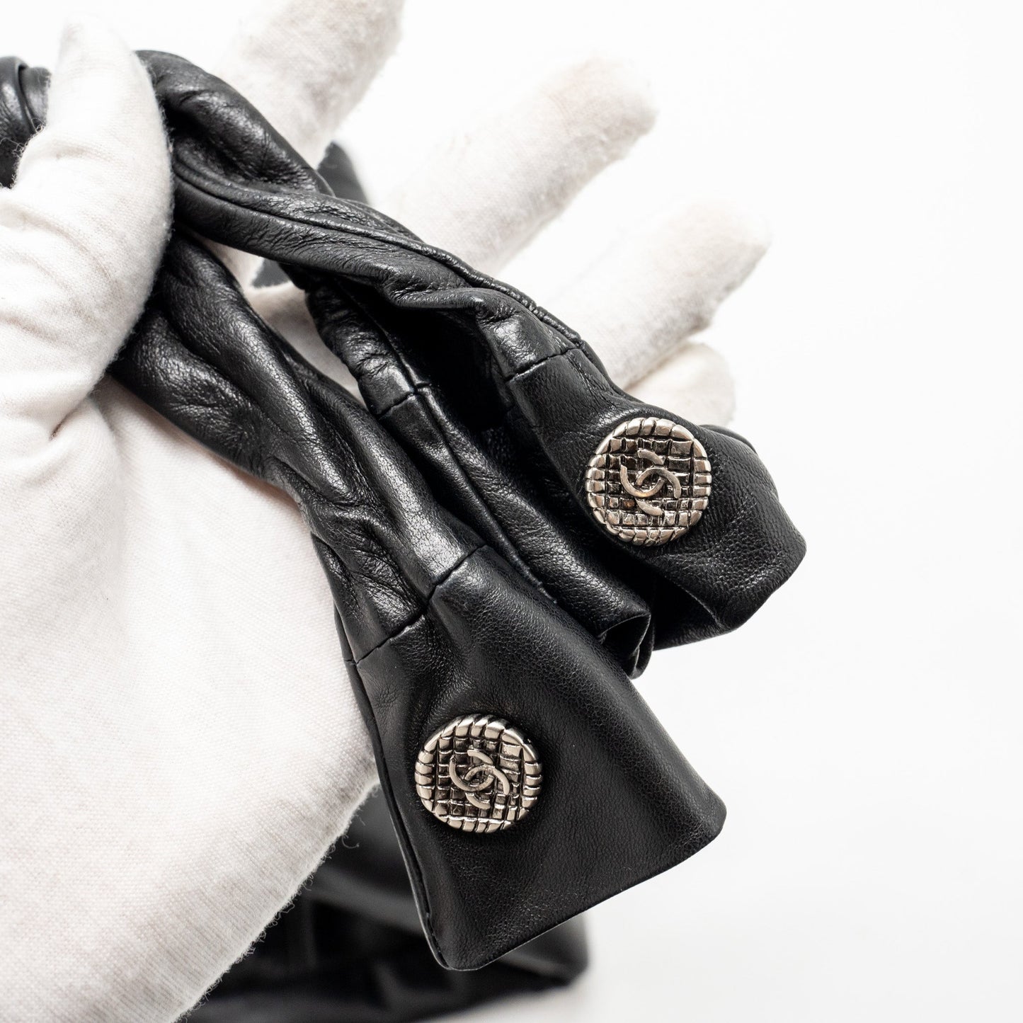 Chanel Tie on Girl Bag Lambskin Black