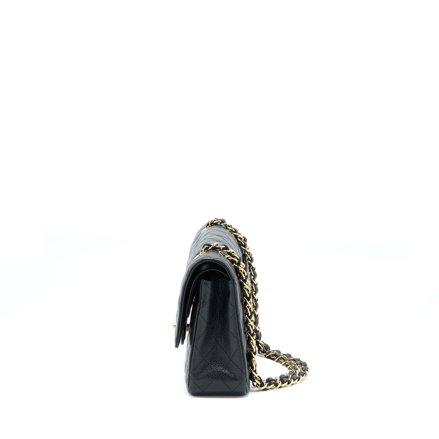Chanel Medium Classic Double Flap Caviar Black