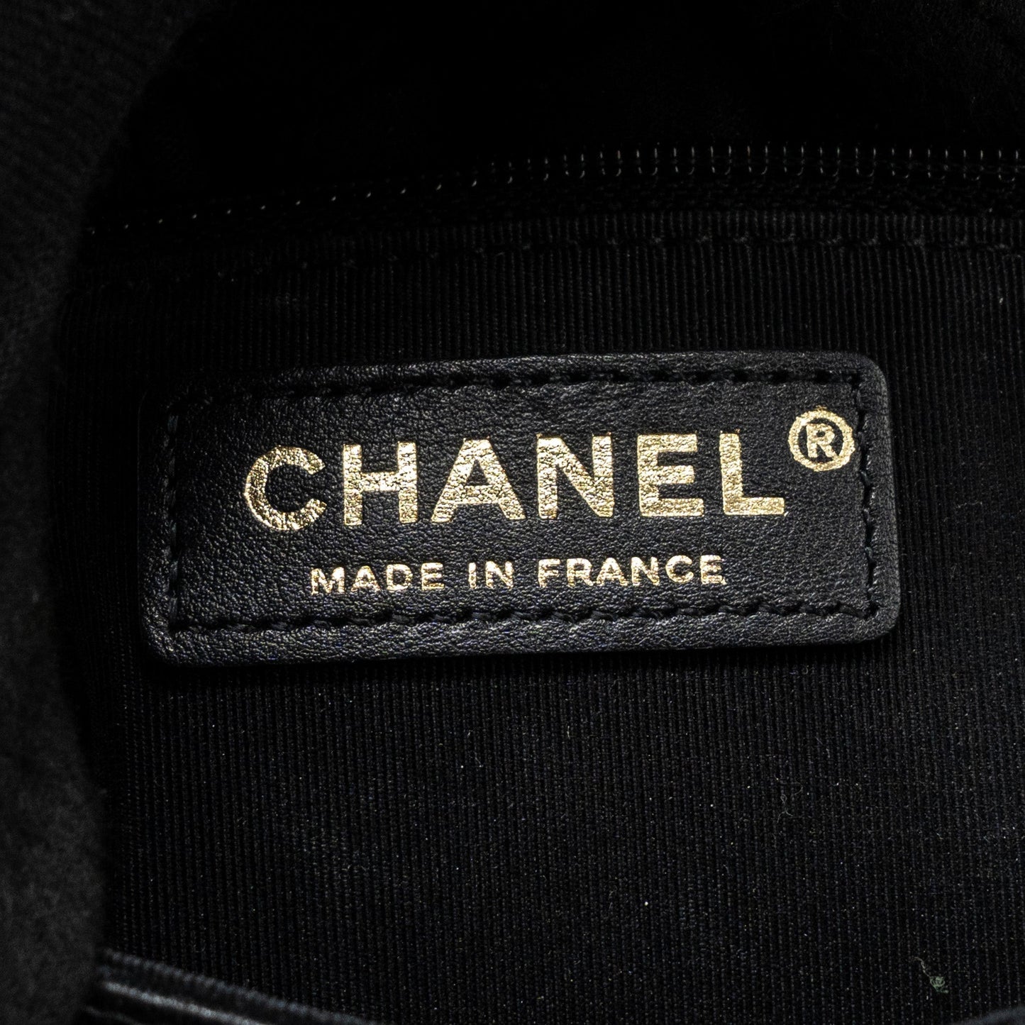 Chanel Quilted Flap Bag Lambskin White/ Black