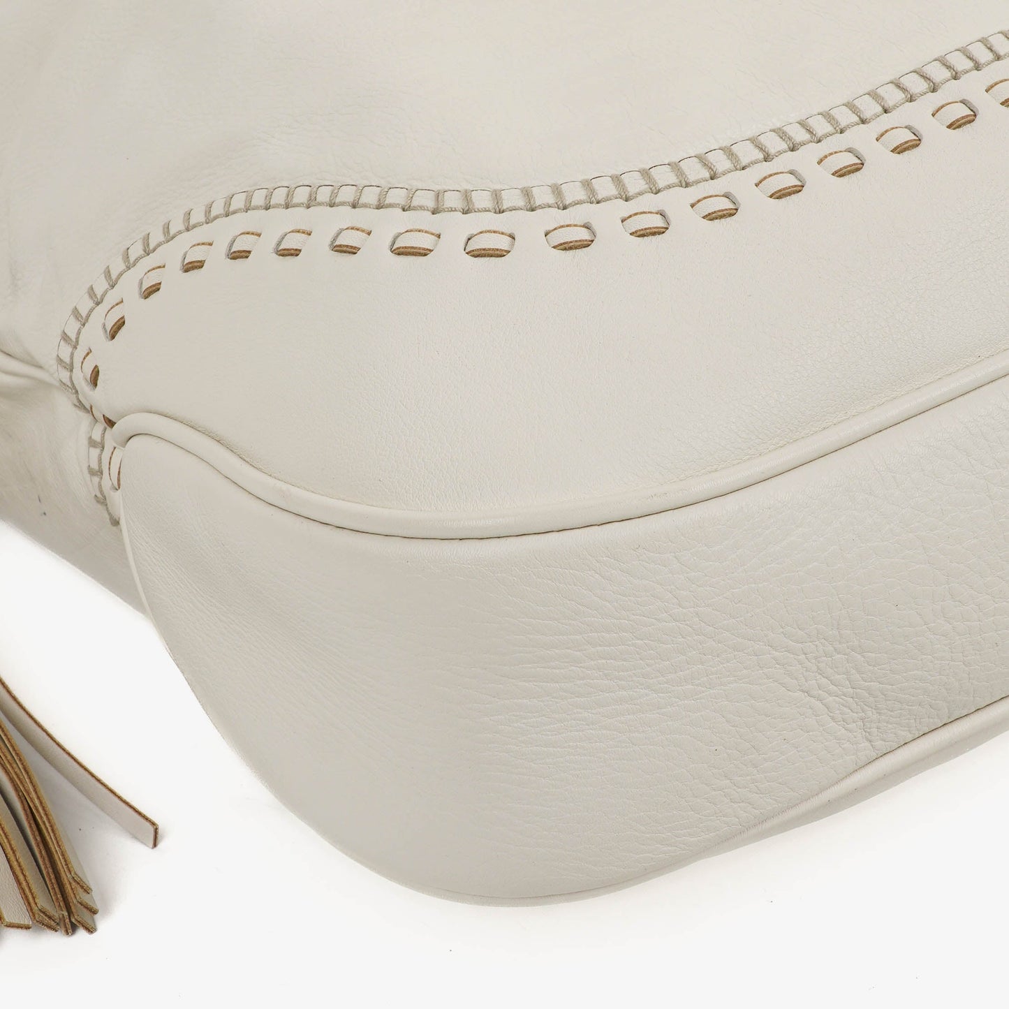 Gucci Jackie Leather Bamboo Tassel Hobo Bag