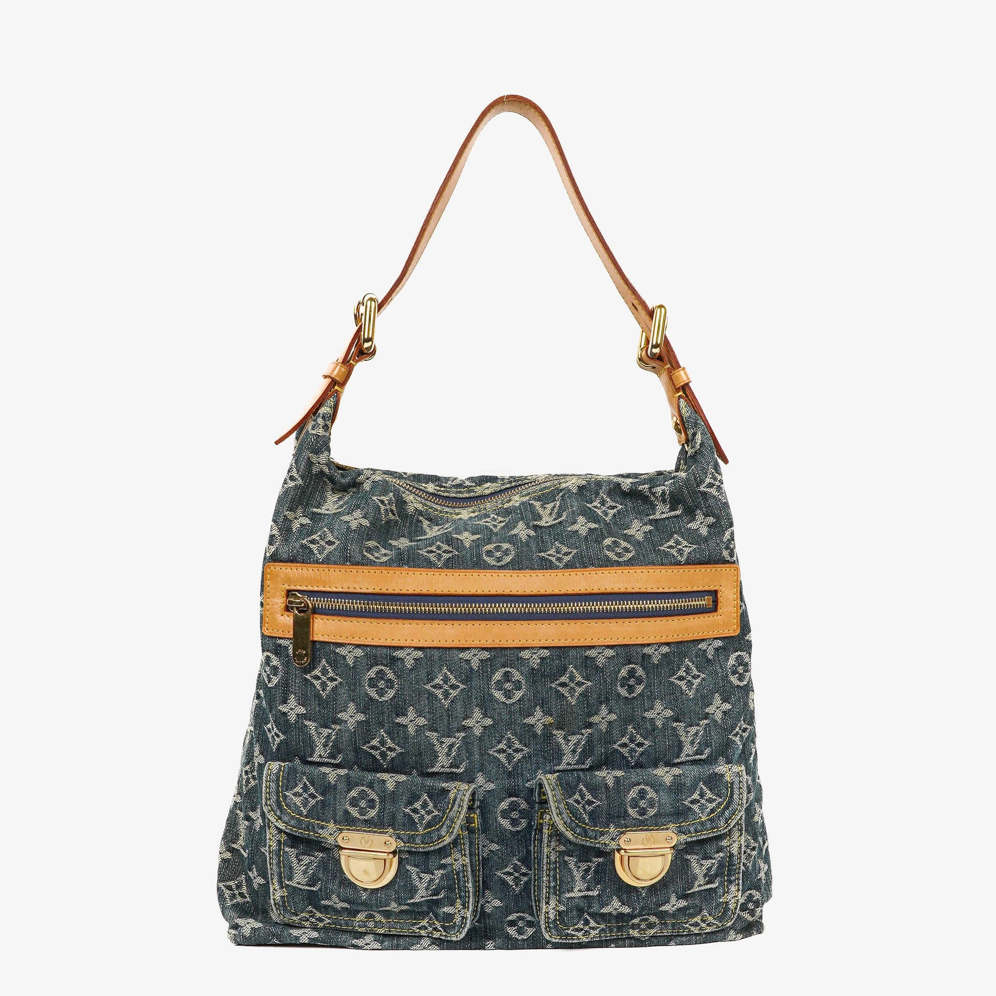 Louis Vuitton Baggy PM Monogram Denim Shoulder Bag