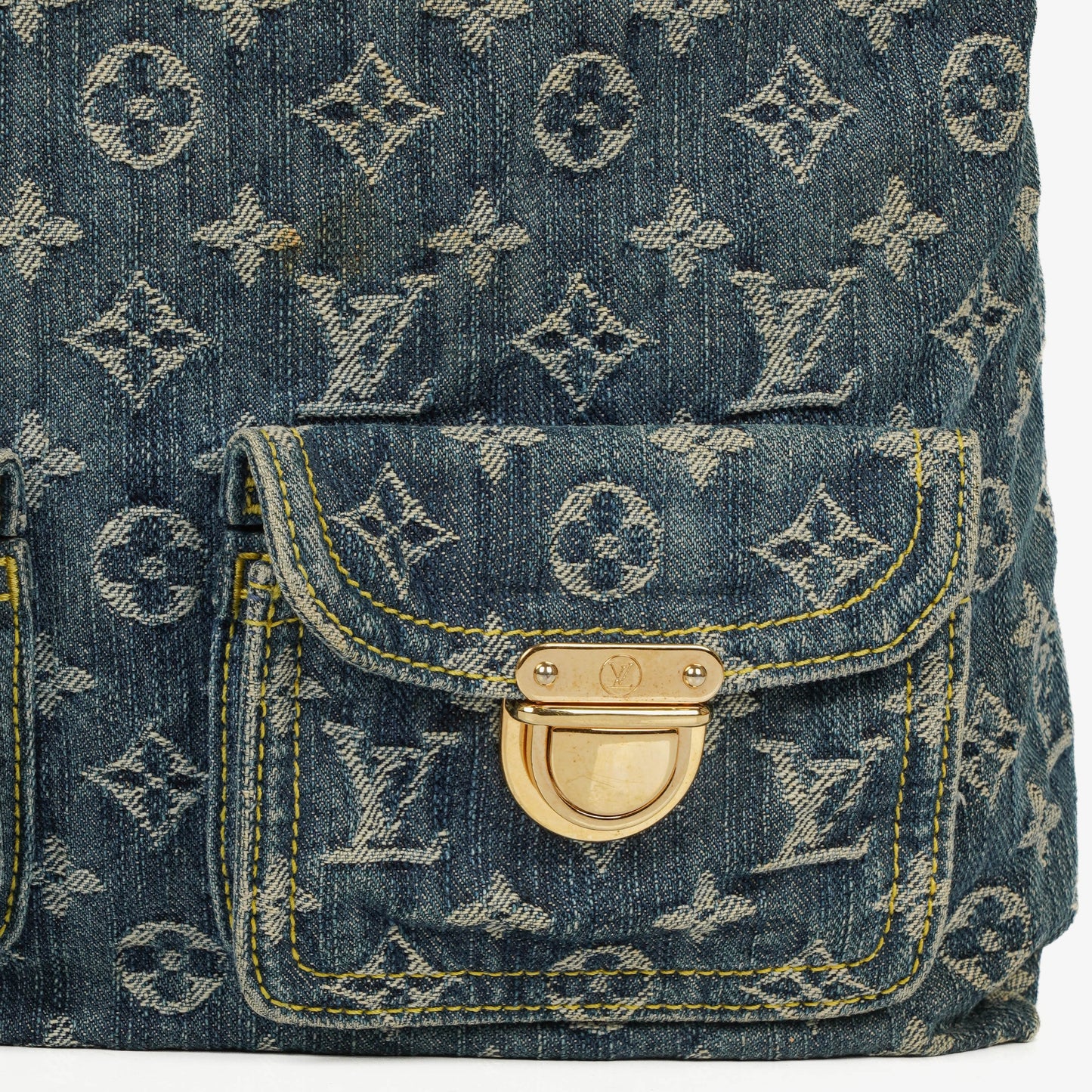 Louis Vuitton Baggy PM Monogram Denim Shoulder Bag