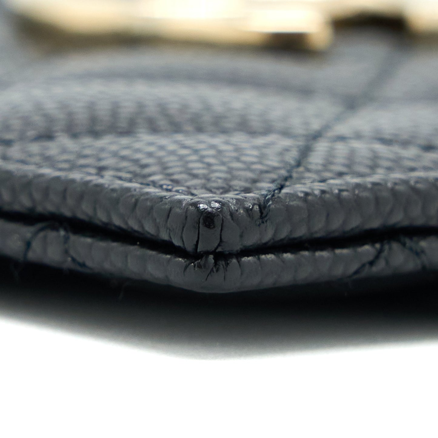 Chanel 23C Zipper Card Holder Caviar Black L (Microchip)