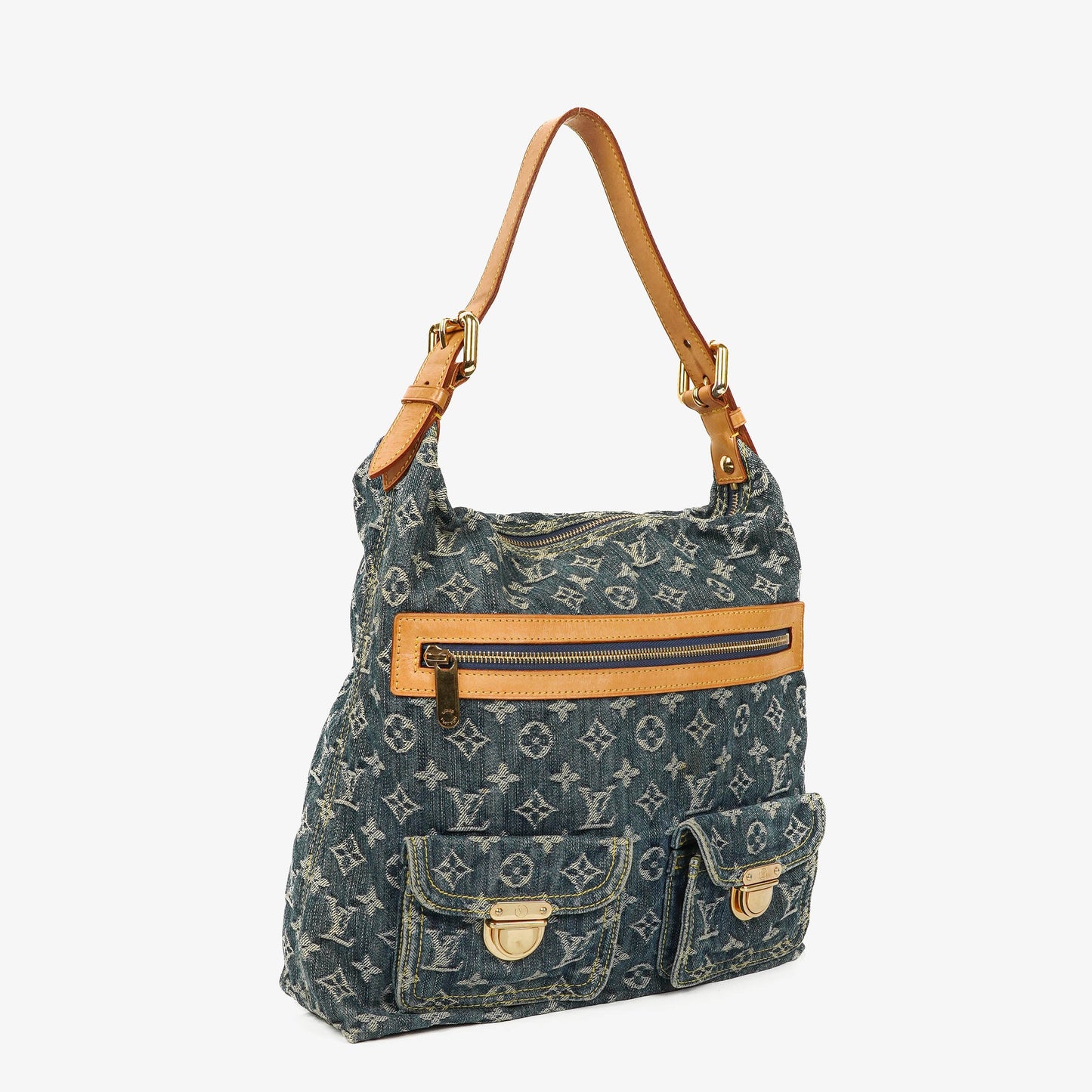 Louis Vuitton Baggy PM Monogram Denim Shoulder Bag