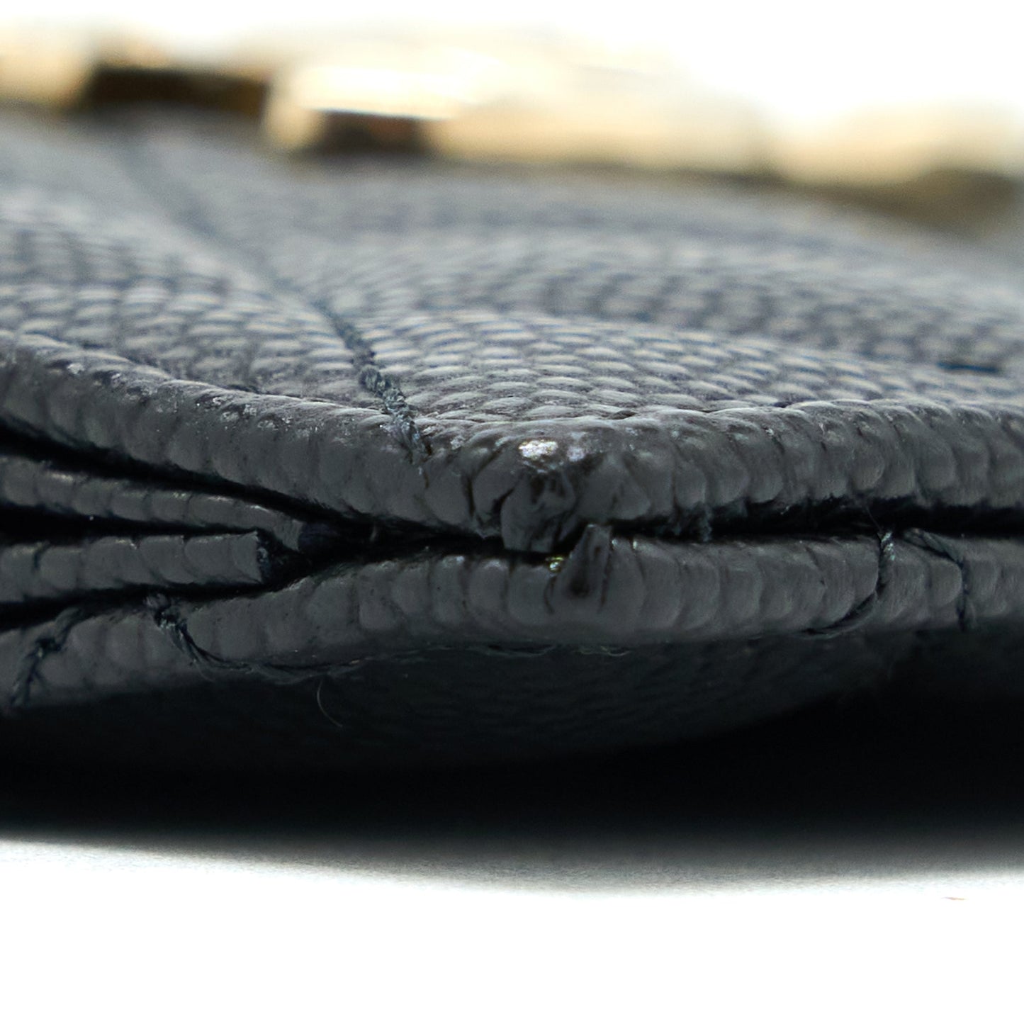 Chanel 23C Zipper Card Holder Caviar Black L (Microchip)