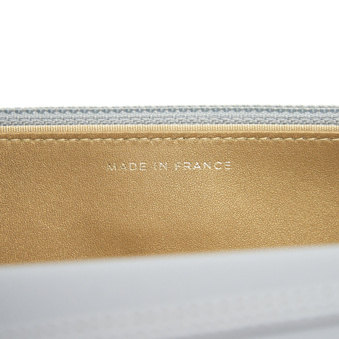 Chanel Pearl Crush Wallet On Chain Lambskin Grey