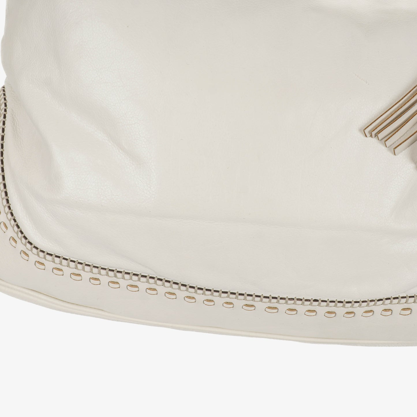 Gucci Jackie Leather Bamboo Tassel Hobo Bag