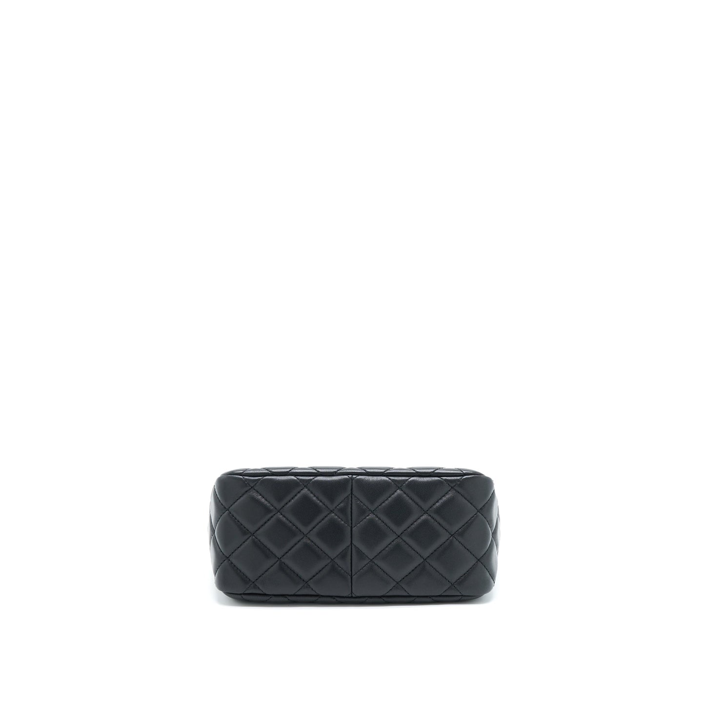 Chanel 22B Pearl Crush Hobo Bag Lambskin Black With  (Microchip)