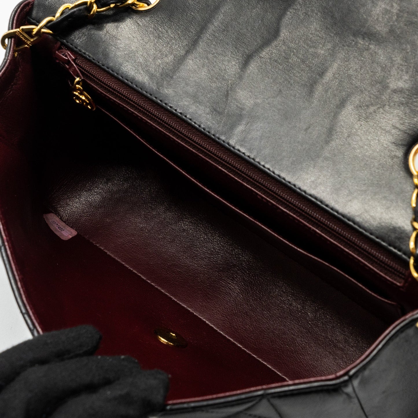 Chanel  Diana Flap Bag Lambskin Black