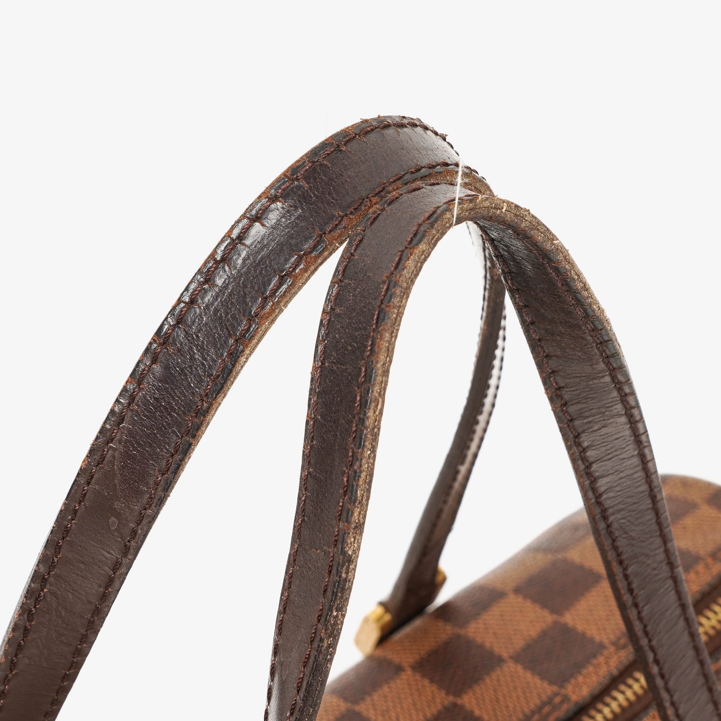 Louis Vuitton Papillon 30 Damier Ebene Canvas Handbag