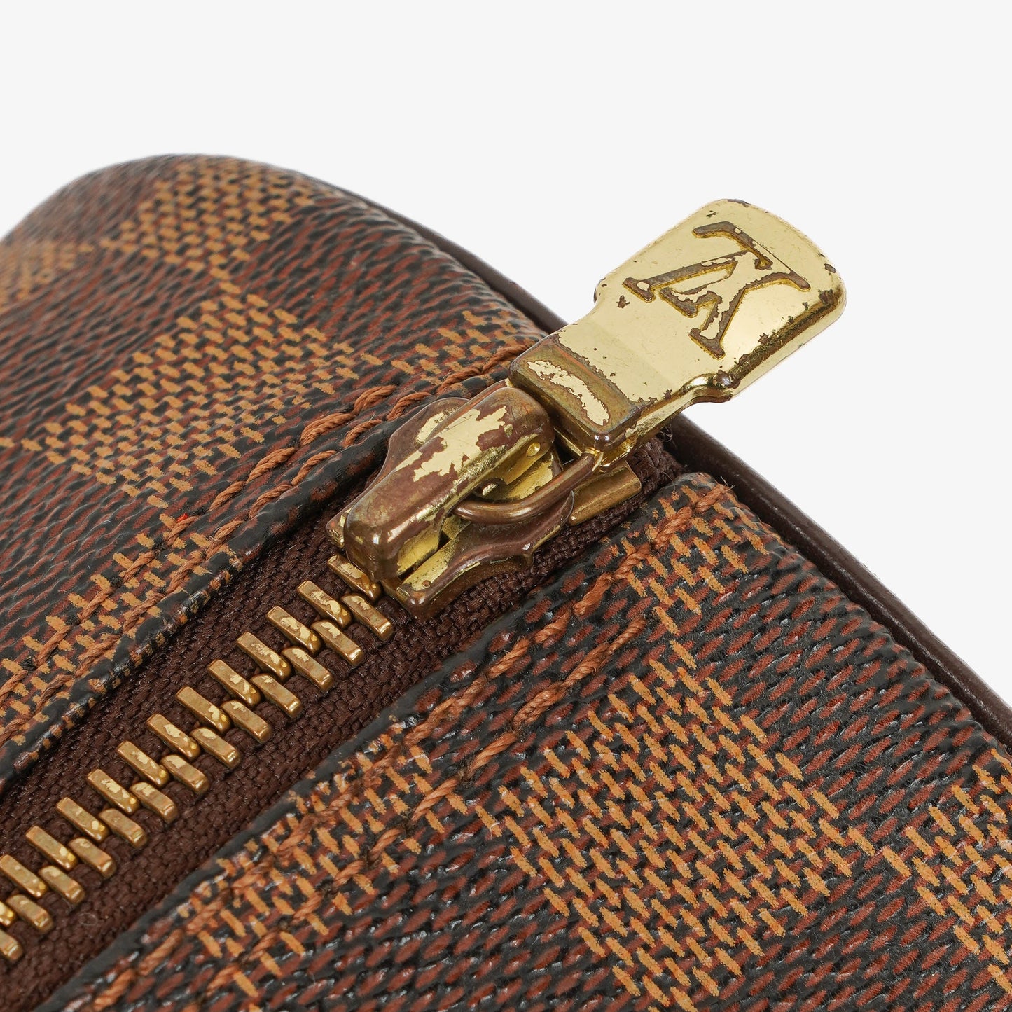 Louis Vuitton Papillon 30 Damier Ebene Canvas Handbag