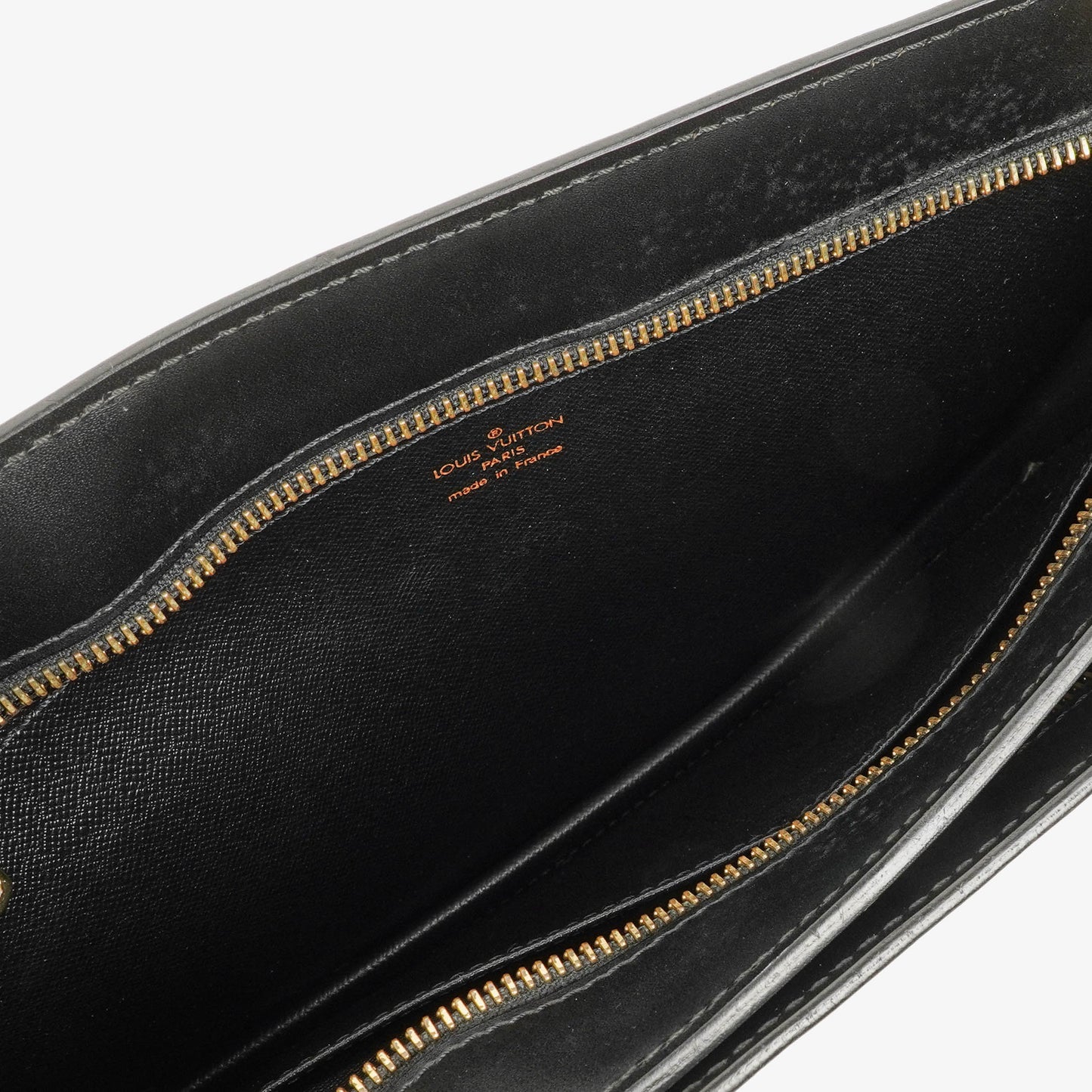 Louis Vuitton Enghien Black EPI Leather Shoulder Bag