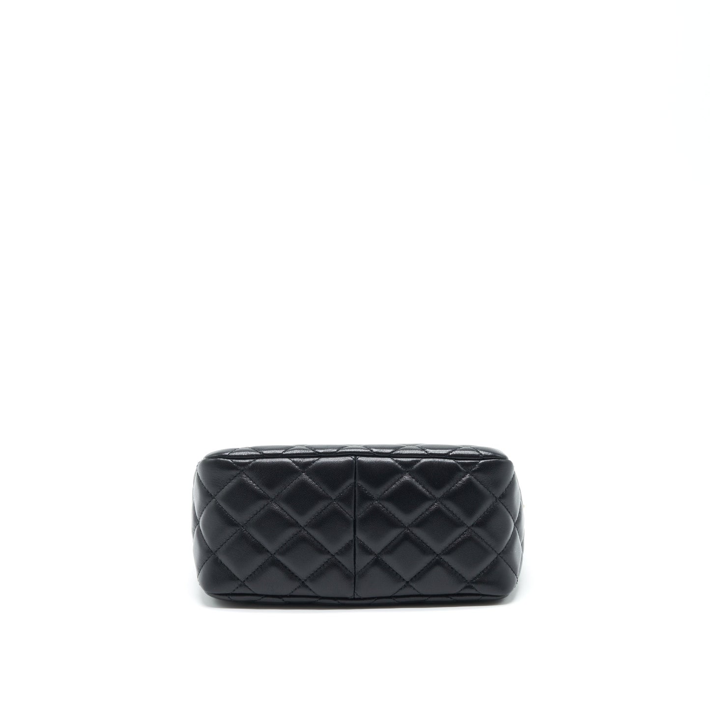 Chanel 22S Pearl Crush Hobo Bag Lambskin Black