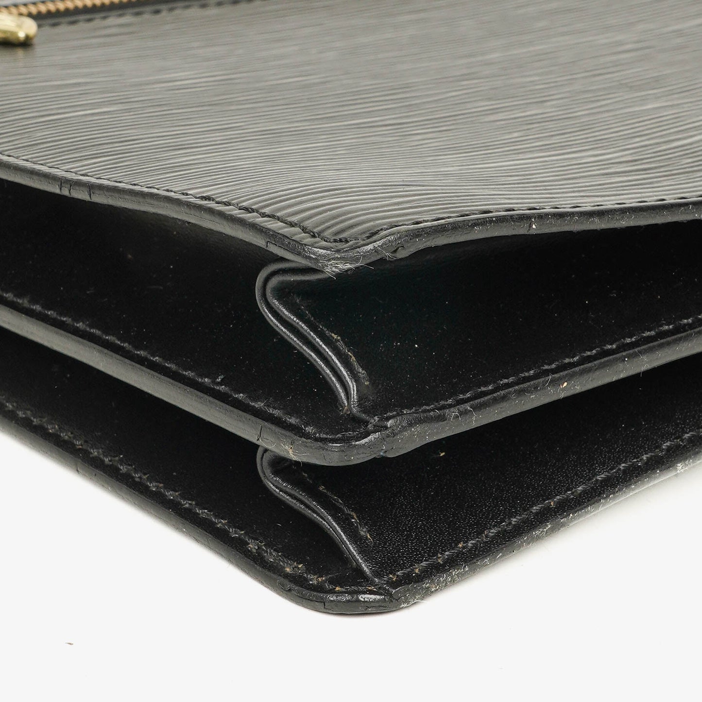 Louis Vuitton Enghien Black EPI Leather Shoulder Bag