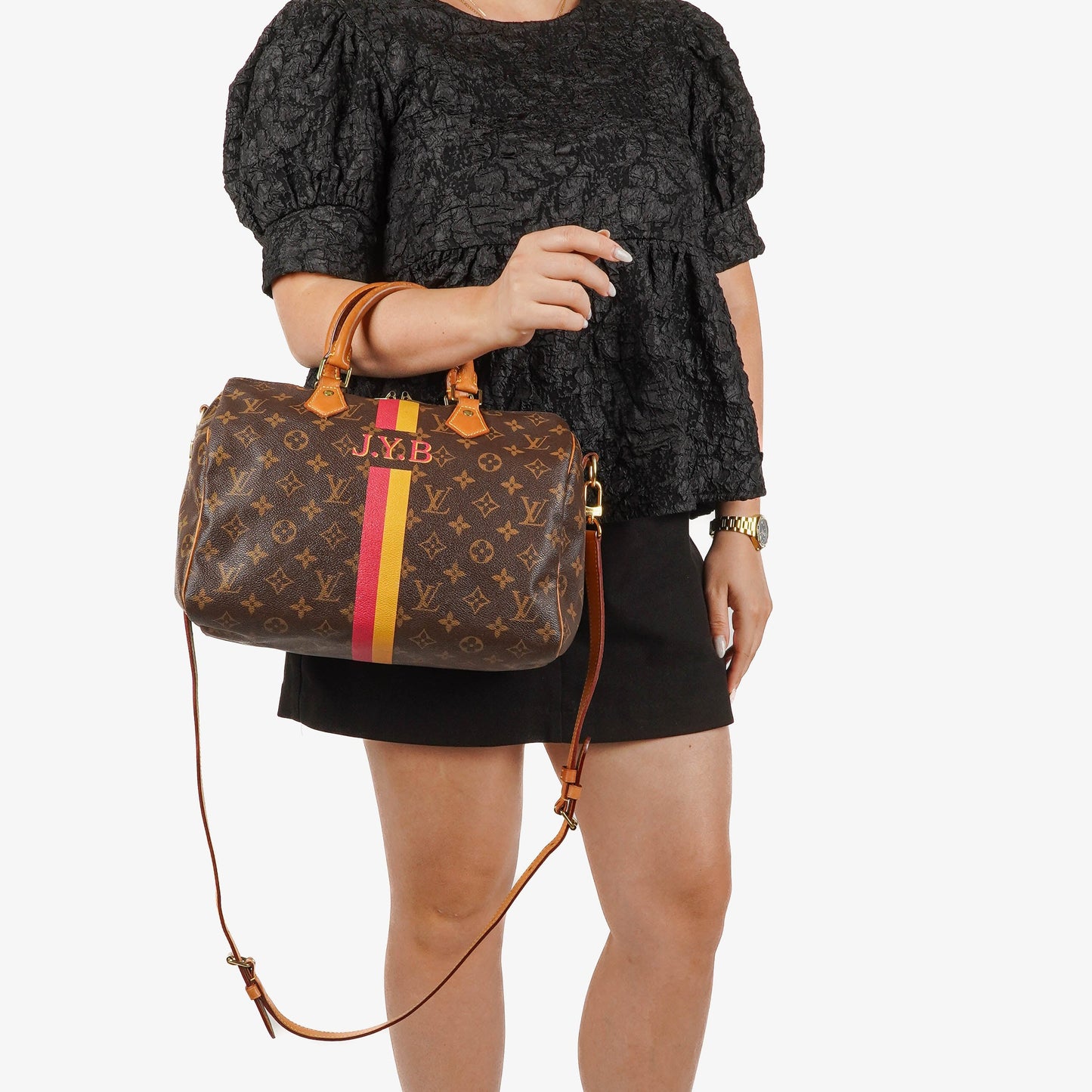 Louis Vuitton  30 Bandouliere Monogram Canvas Handbag