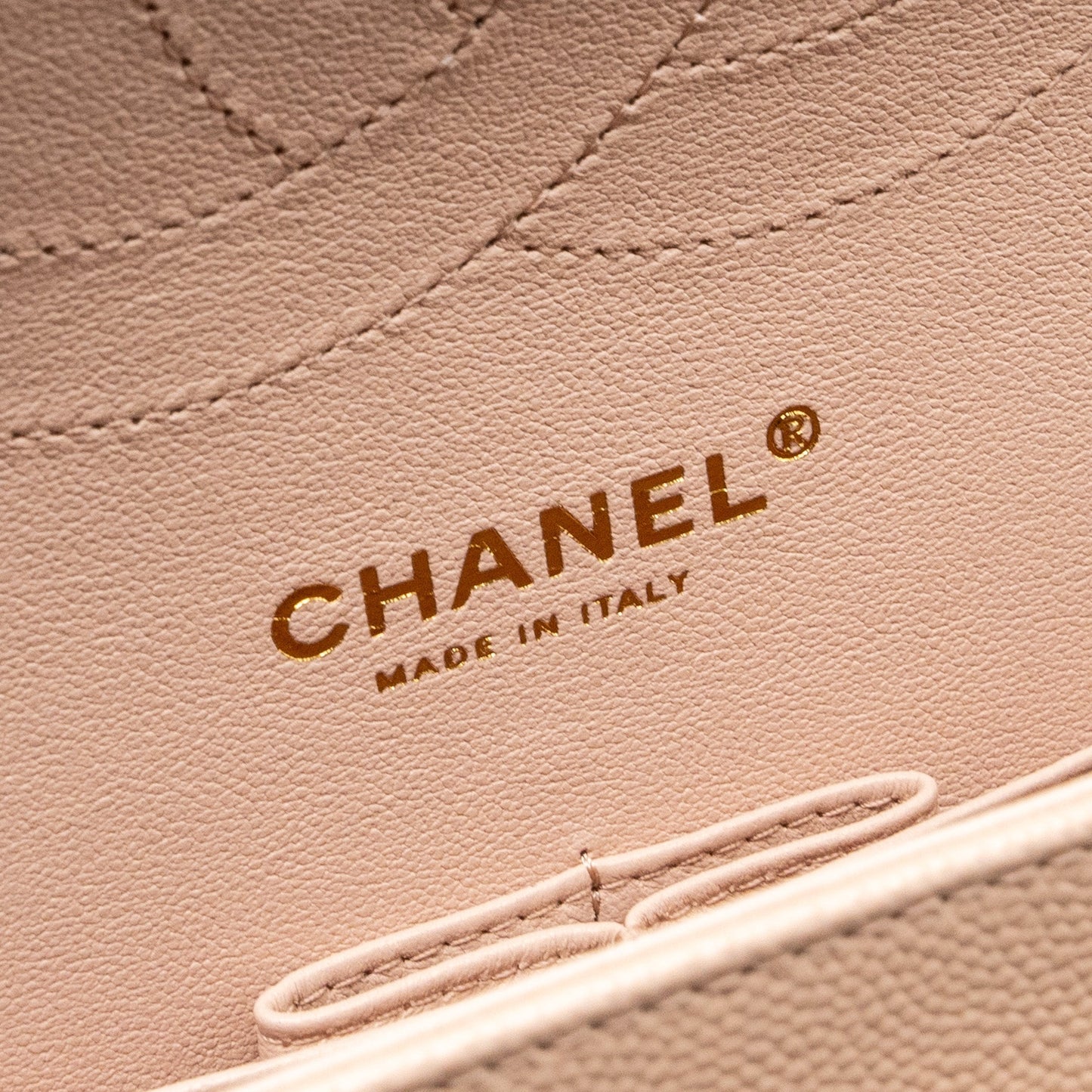 Chanel Jumbo Classic Double Flap Bag Caviar Beige L (Microchip)