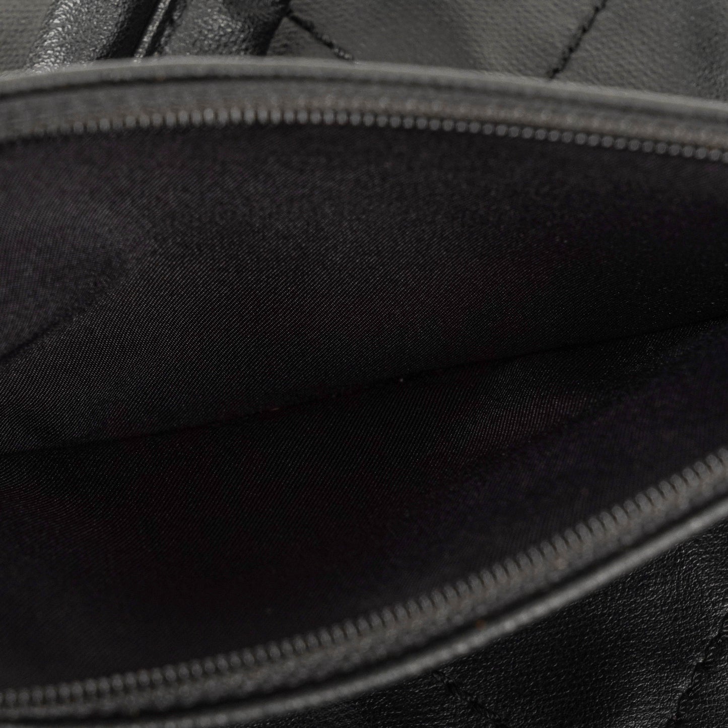 Chanel Paris-Biarritz Black Quilted Coated Canvas Grand Shopping Tote Bag