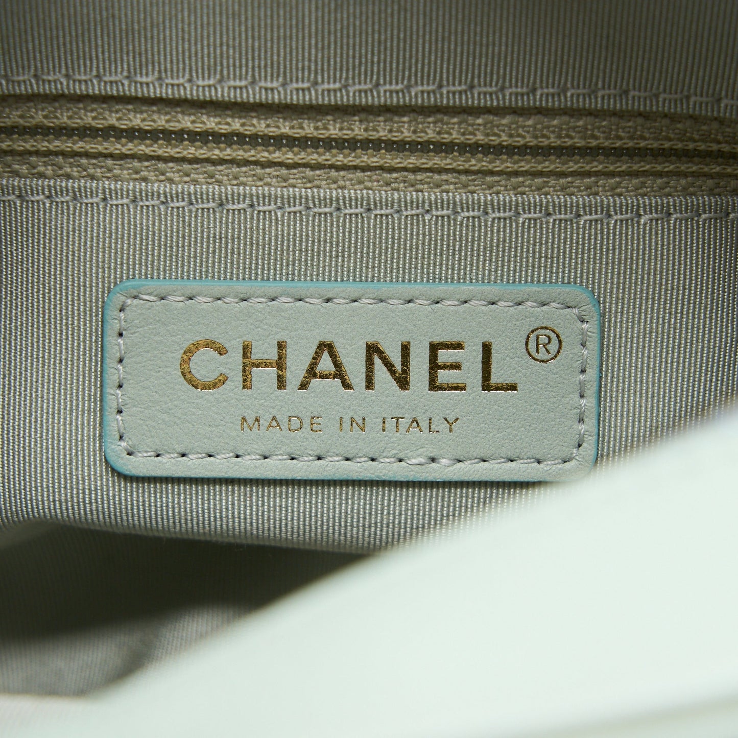 Chanel Small Camera Case Tricolour Goatskin Green Blue Pink L