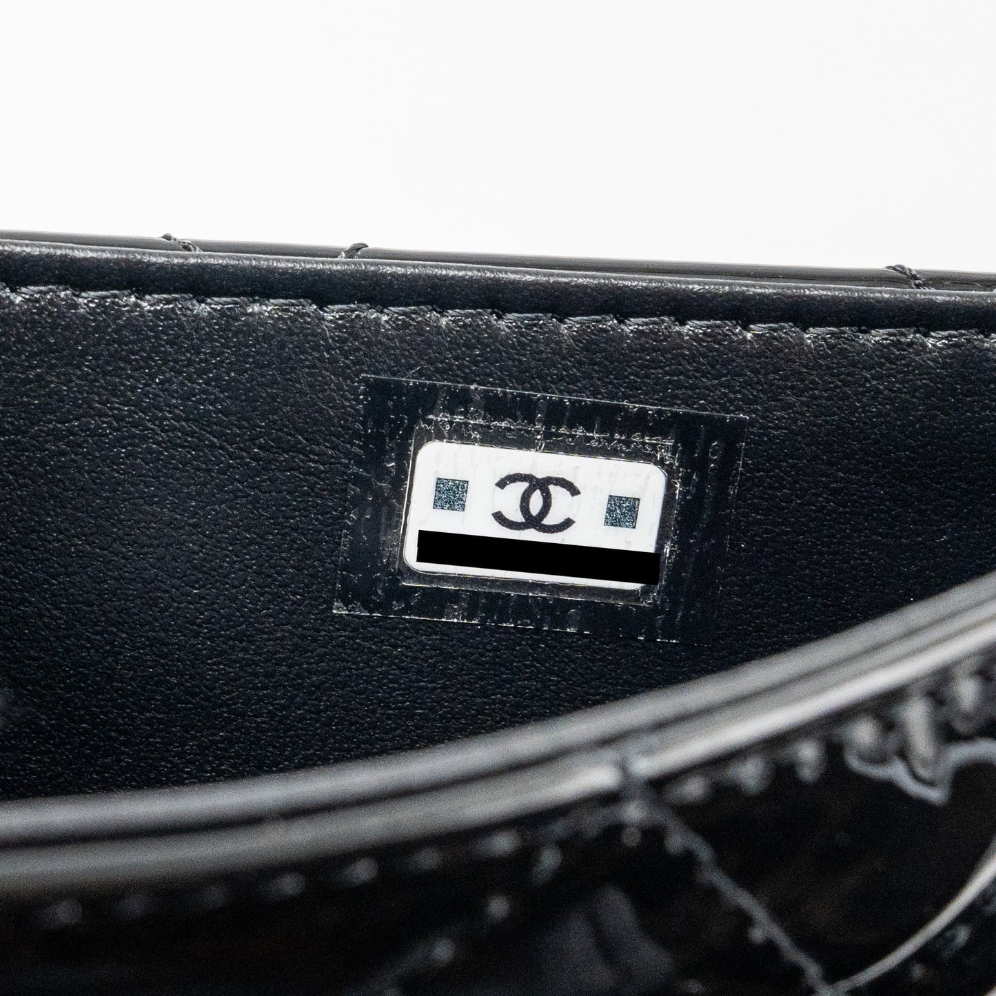 Chanel 23K Hoop Bag Patent leather black  (microchip)