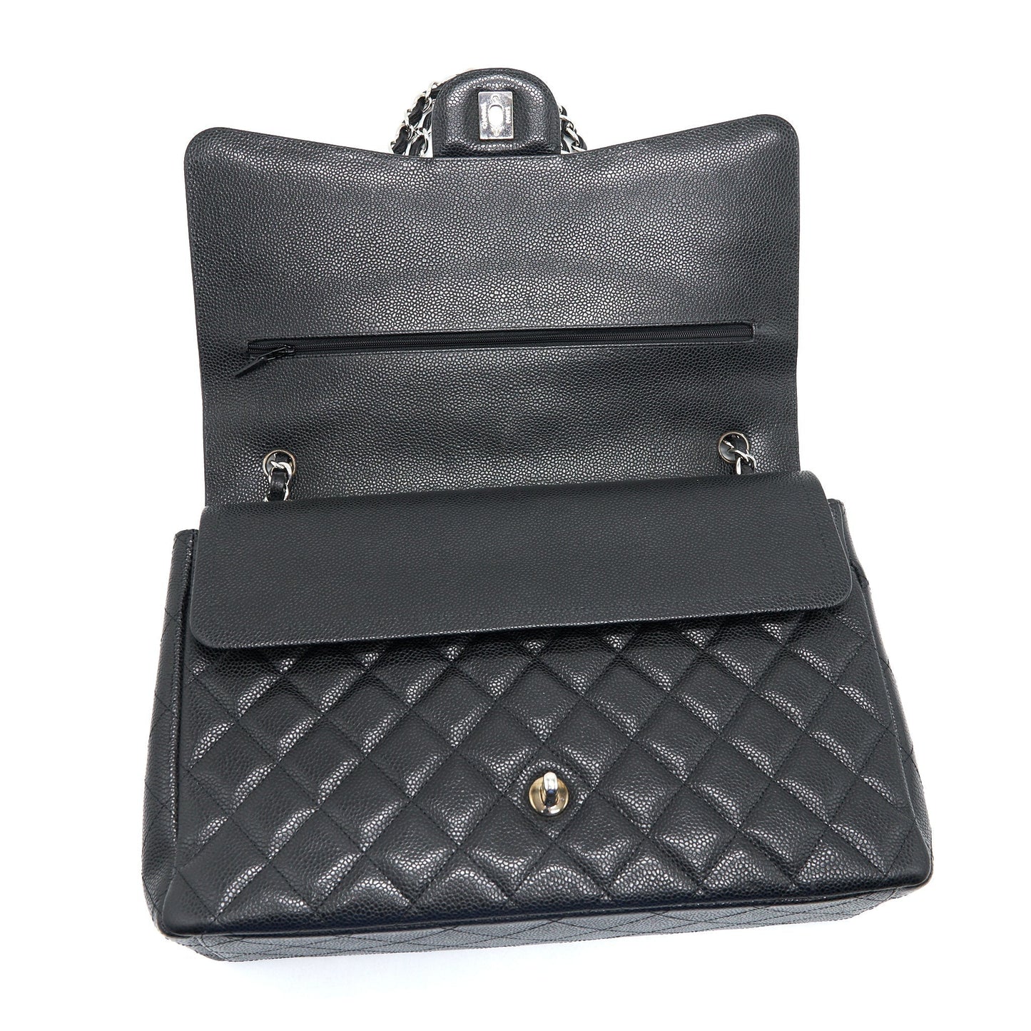 Chanel Maxi Flap Bag Caviar  Black