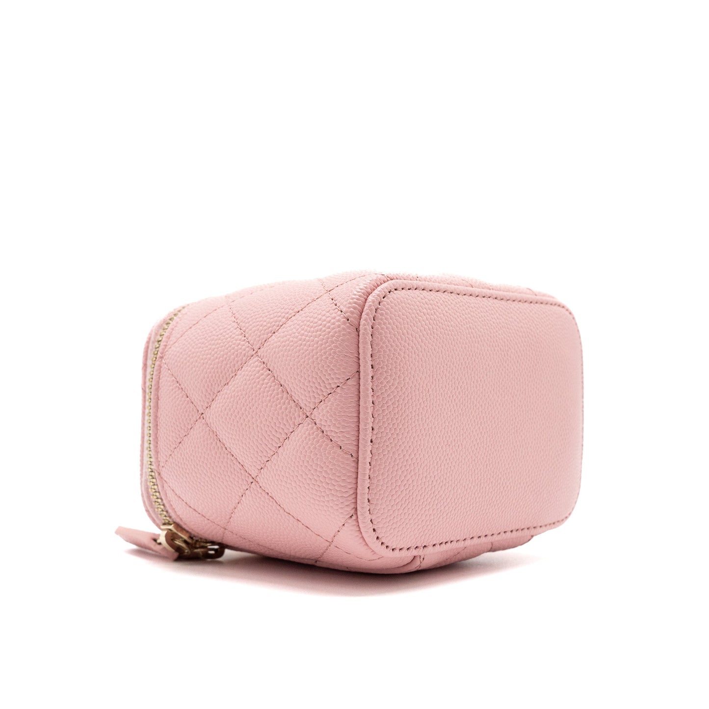Chanel Mini Vanity Case Caviar Pink L
