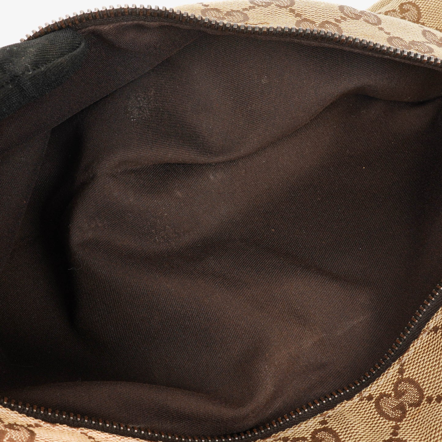 Gucci GG Beige/Brown Monogram Canvas Belt Bag